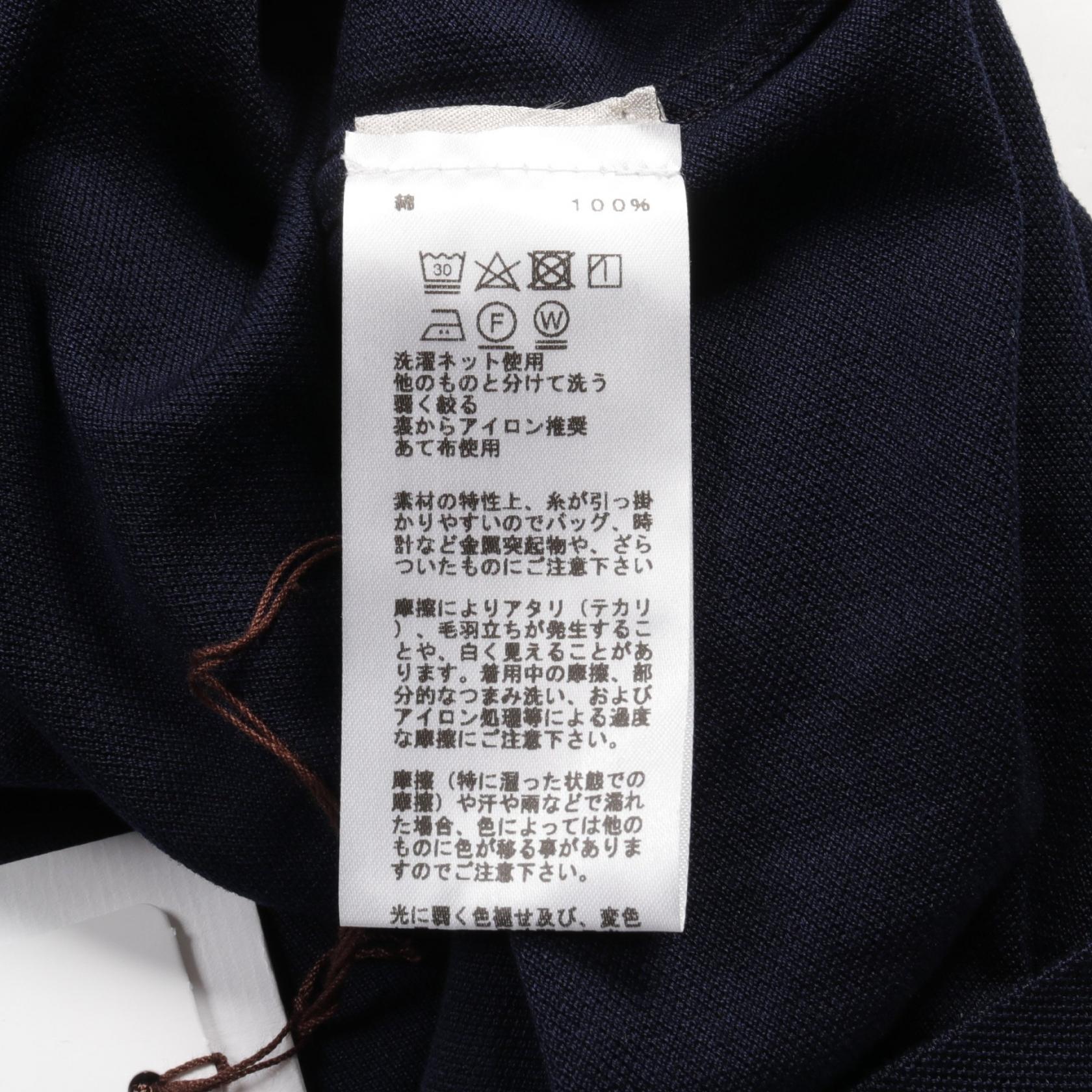 Hermes Cotton Polo Shirt Navy