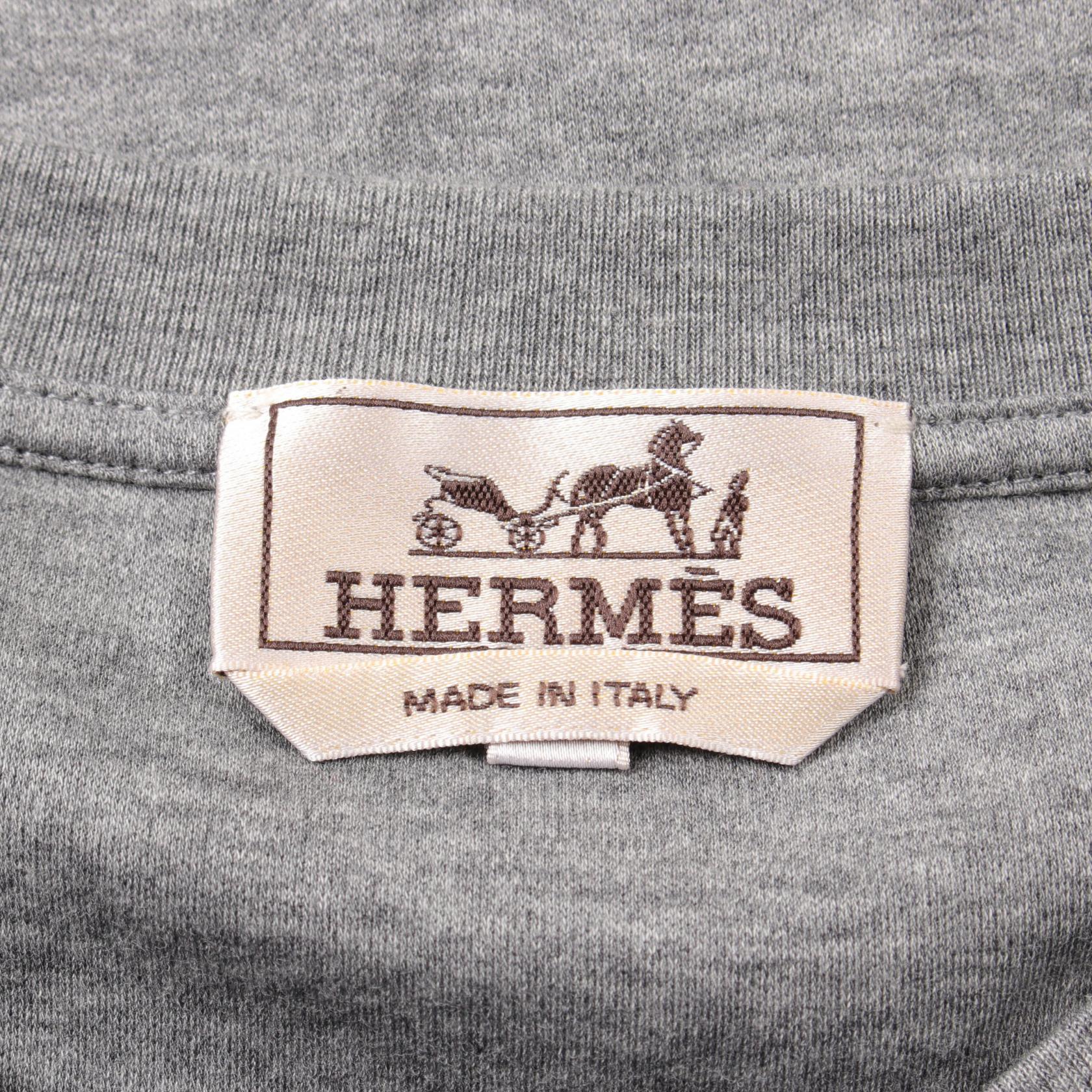 Hermes Cotton Saddle Stitch T-Shirt H467950HA