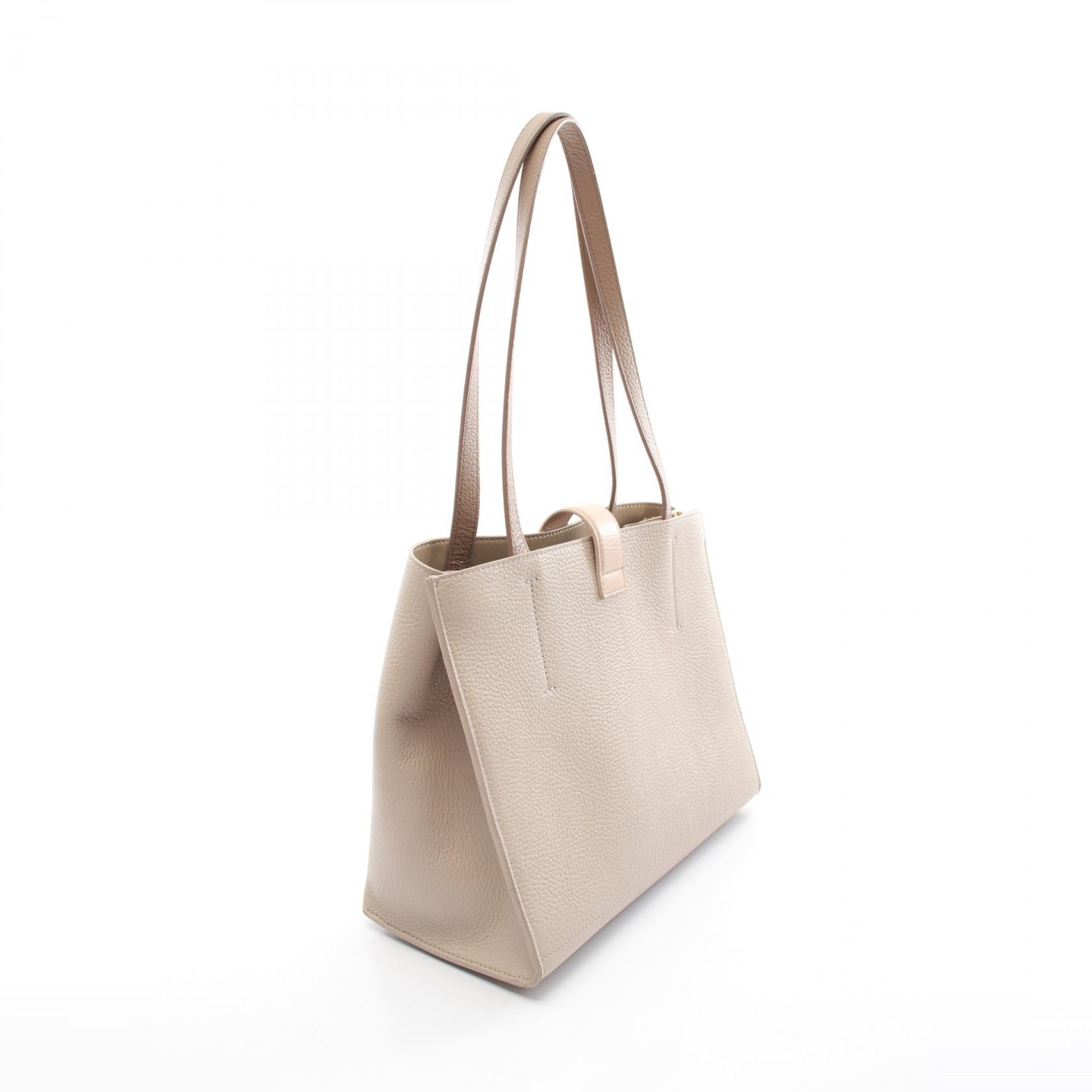 Furla Sofia M Leather Tote Bag Beige