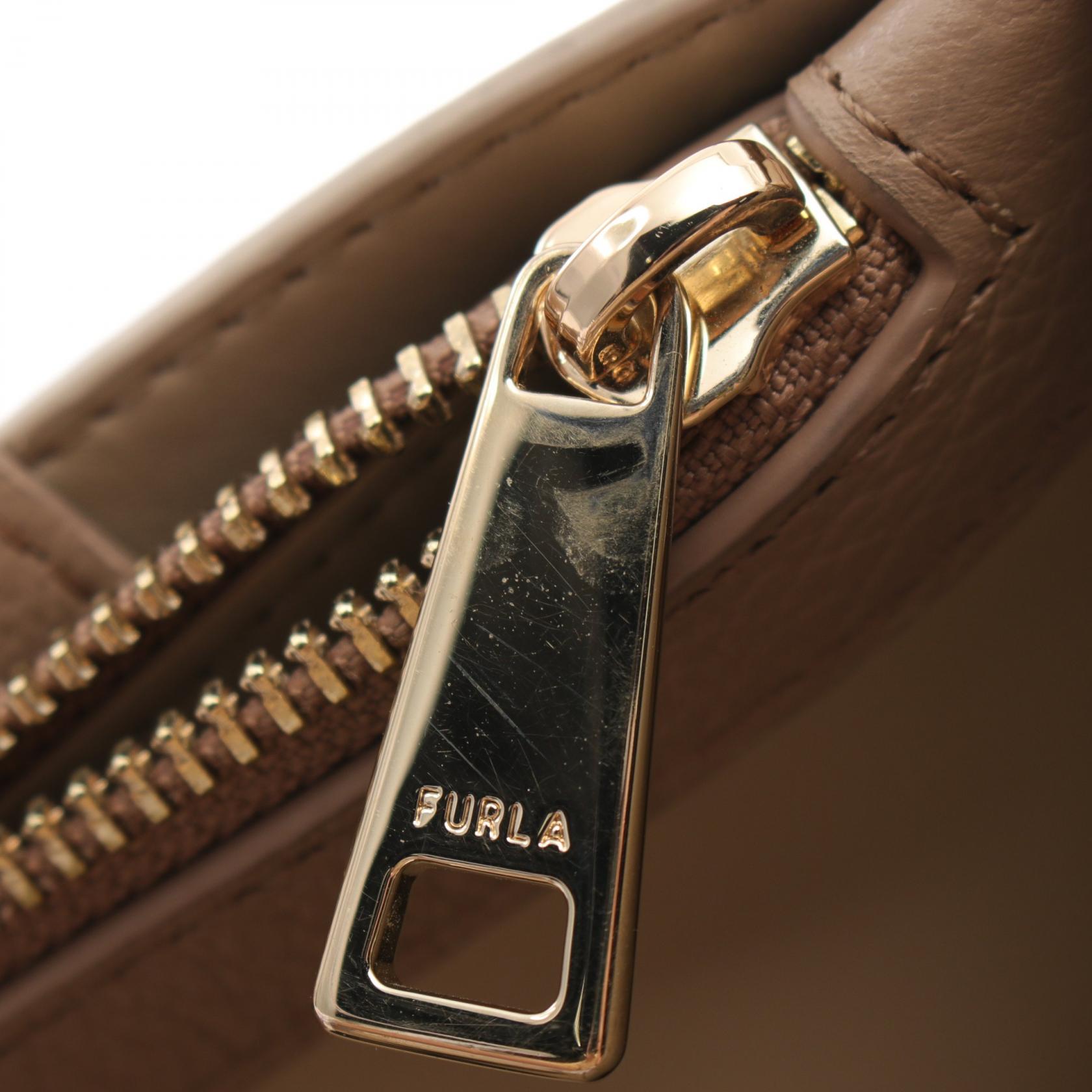 Furla Sofia M Leather Tote Bag Beige