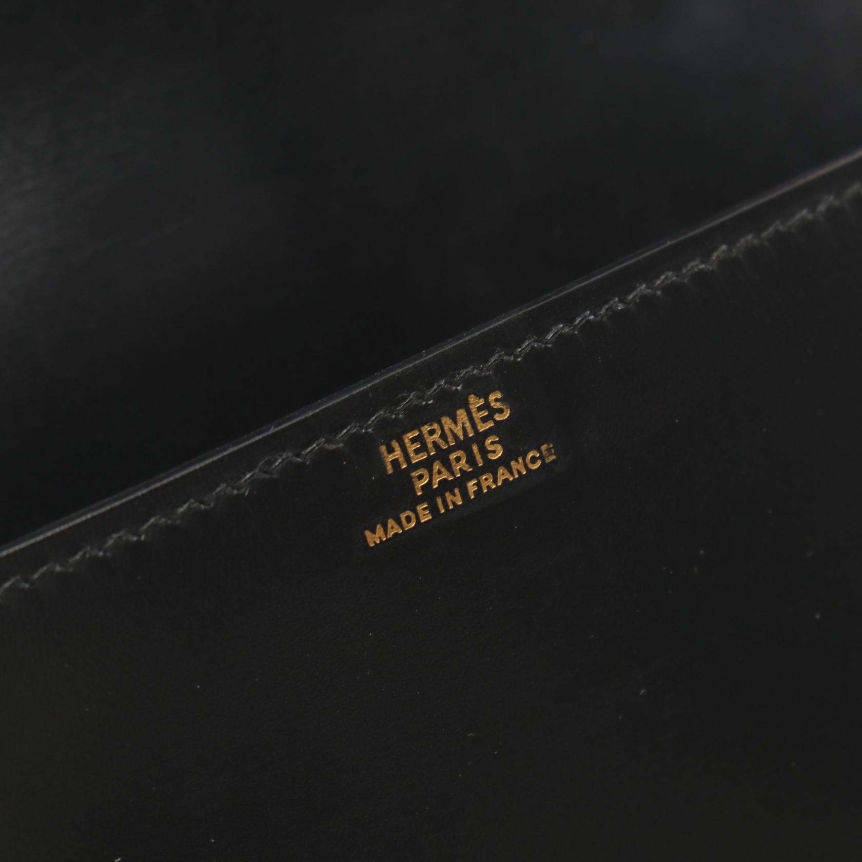 Hermes Green Box Calf Waist Bag