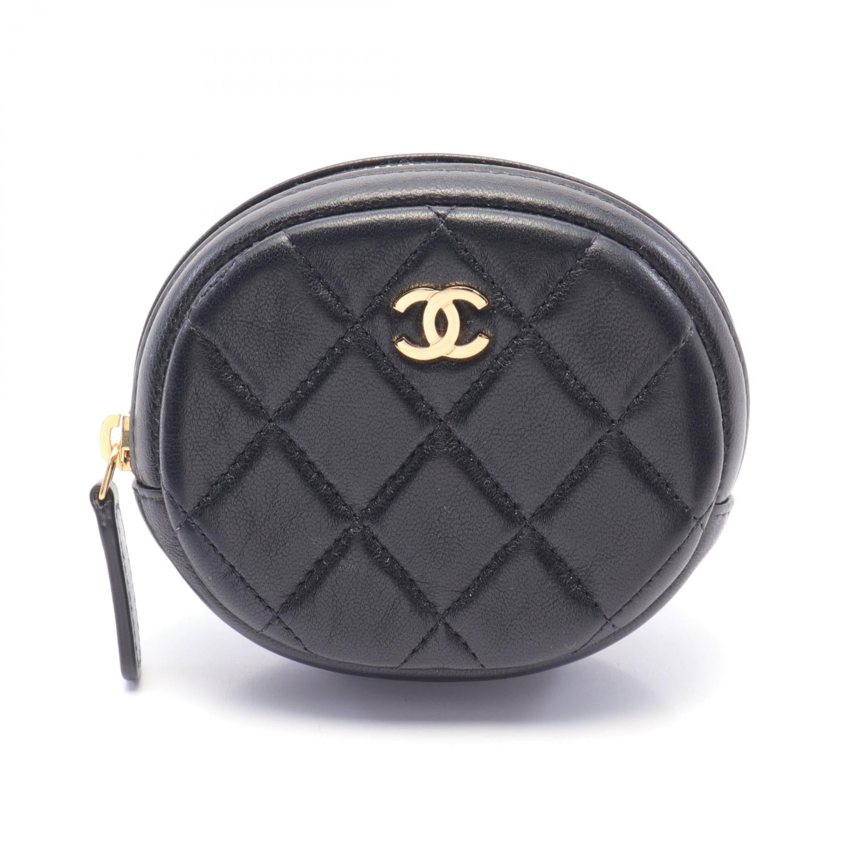 Chanel Lambskin Matelasse Pouch