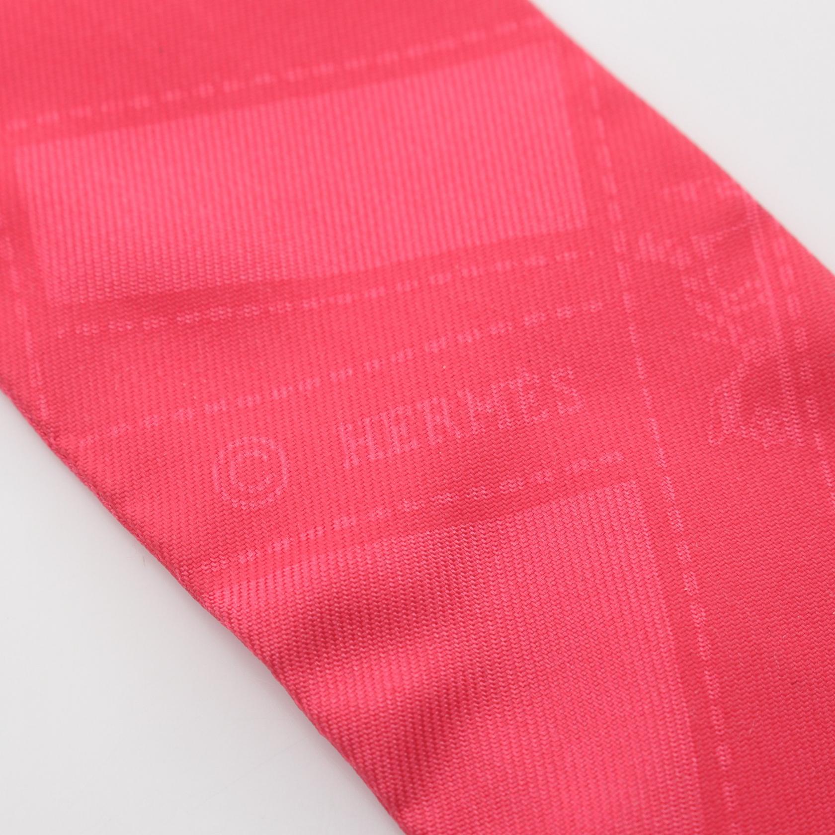 Hermes Silk Twilly Scarf Pink