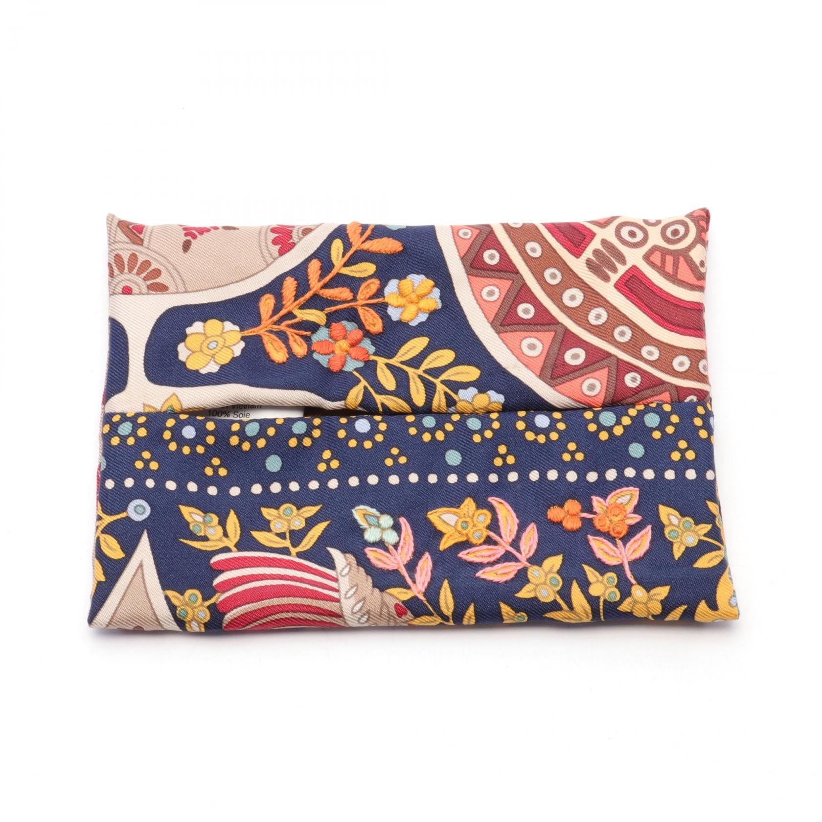 Hermes Silk Petit H Pocket Tissue Case