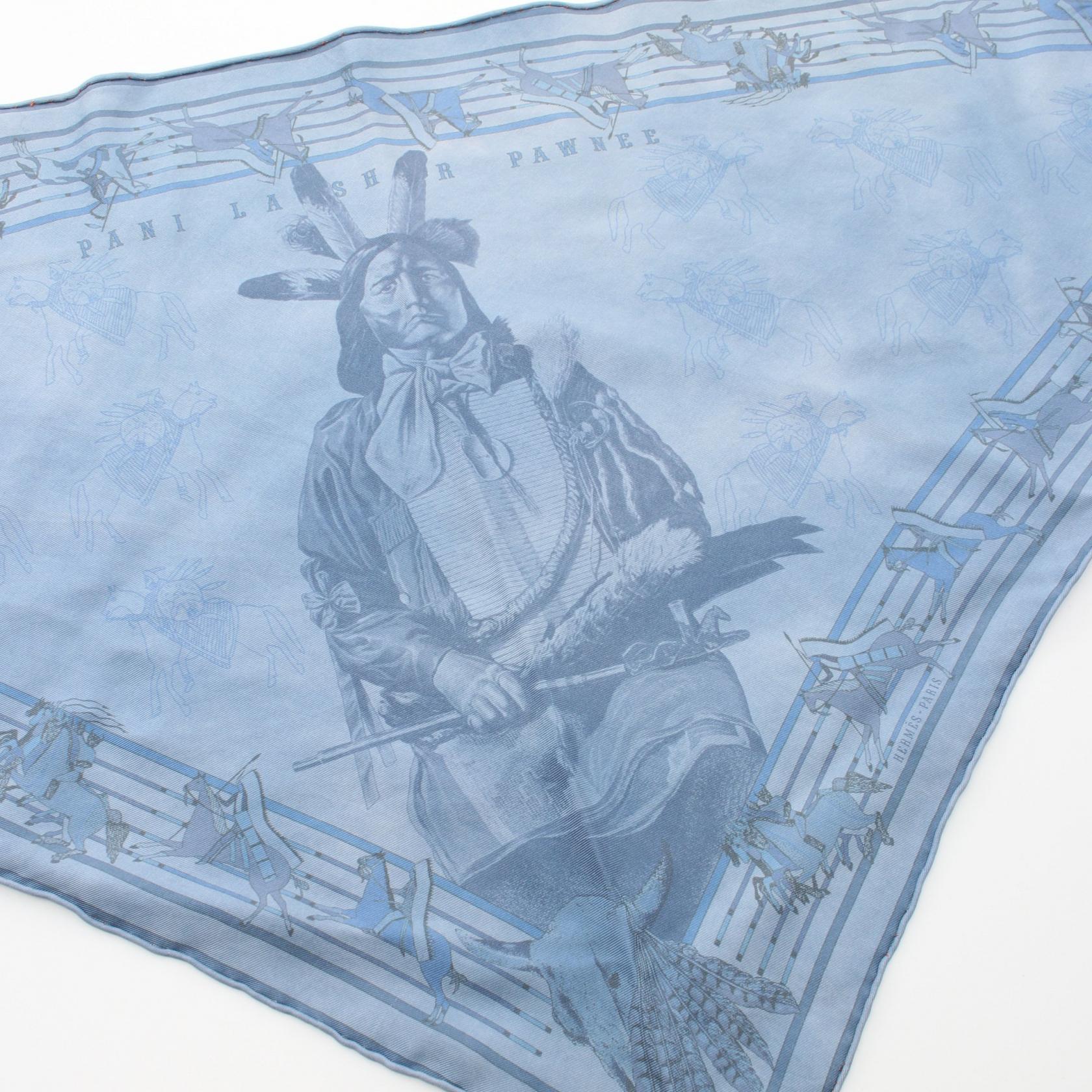 Hermes Silk PANI LA SHAR PAWNEE Scarf