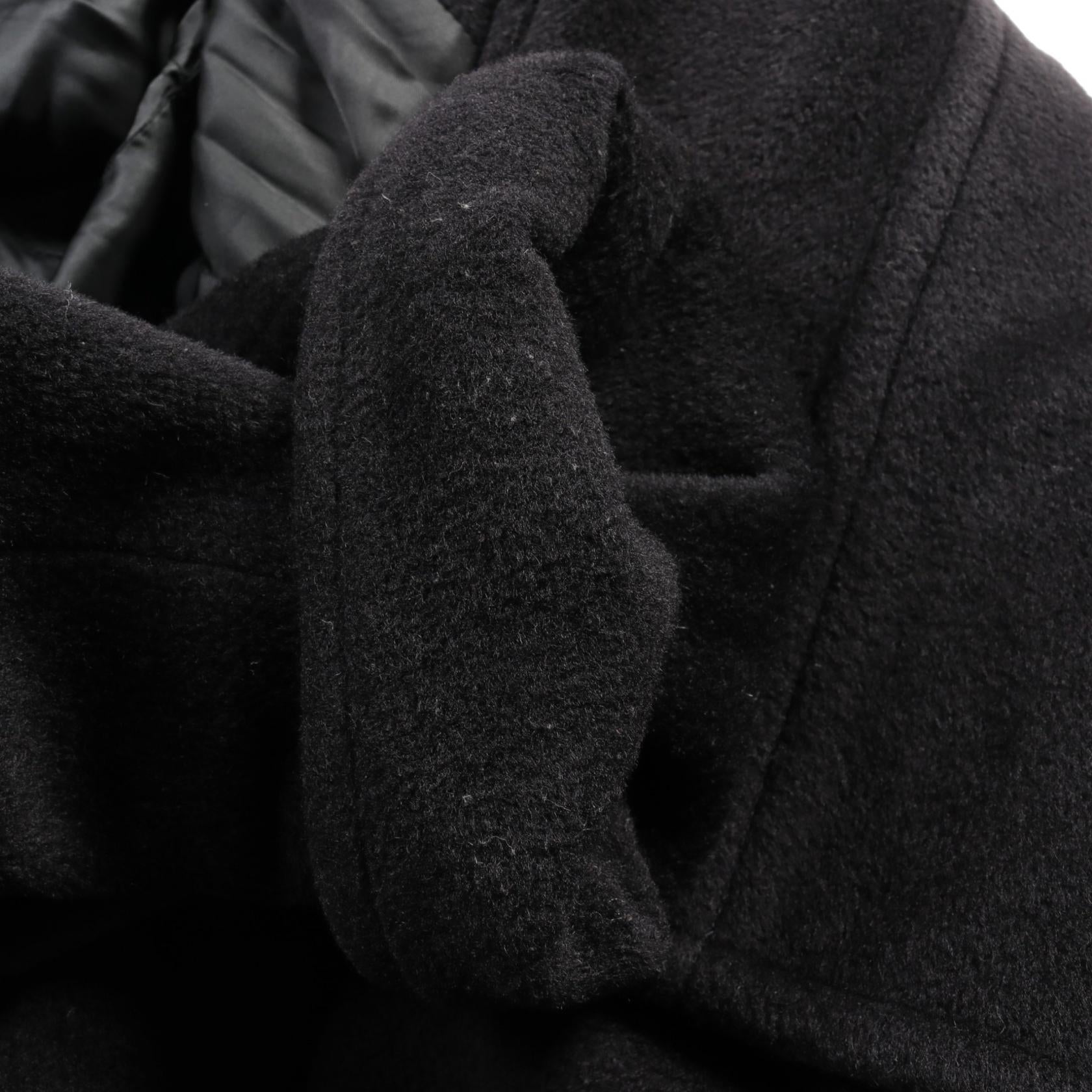 Max Mara Wool Cashmere Outerwear Black