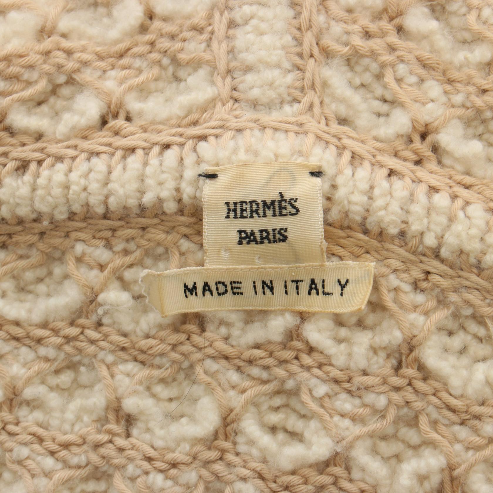 Hermes Cashmere Cotton Outerwear Beige