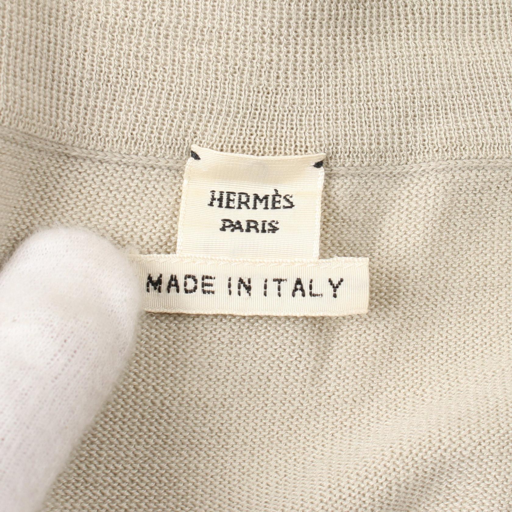 Hermes Cashmere Knitwear Beige