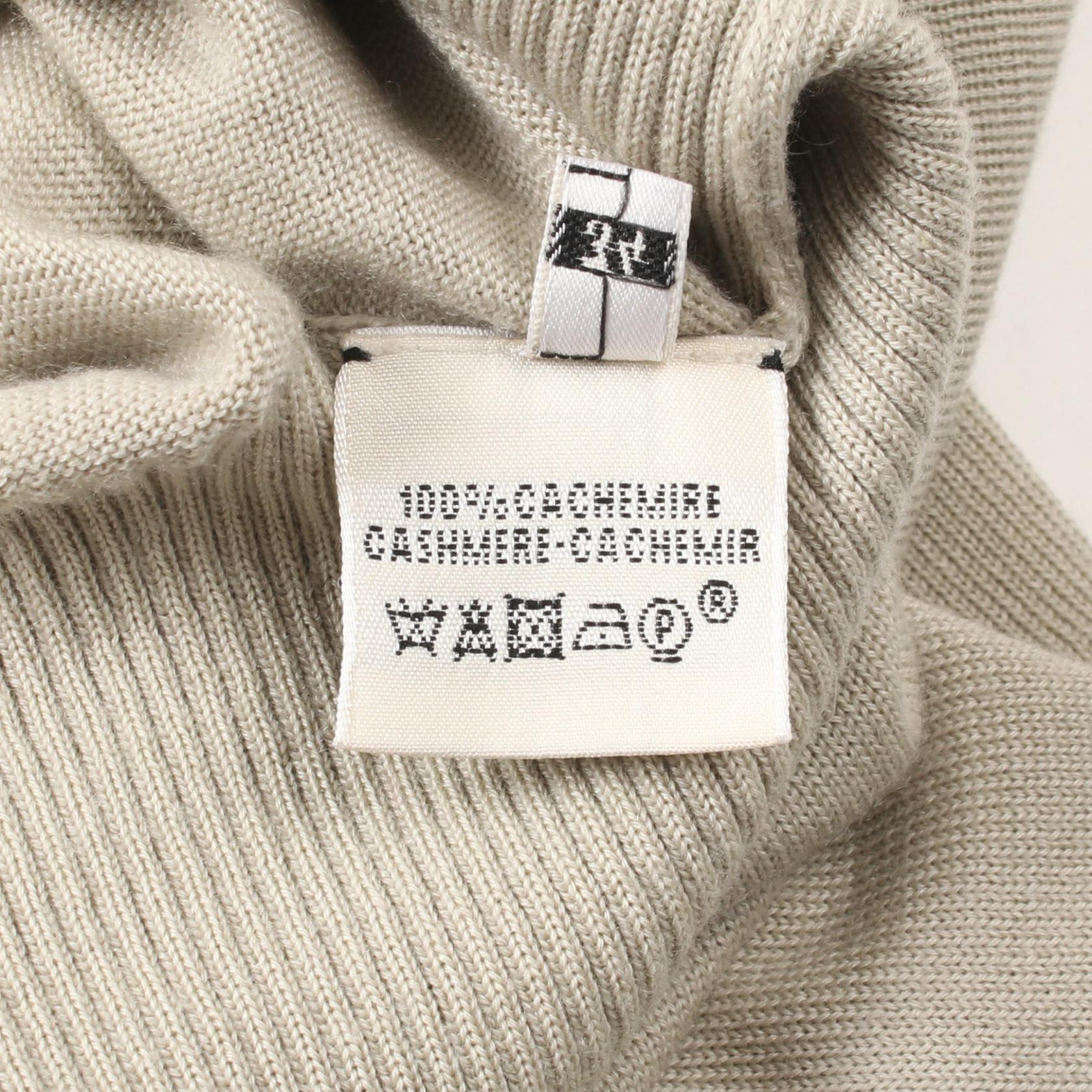 Hermes Cashmere Knitwear Beige