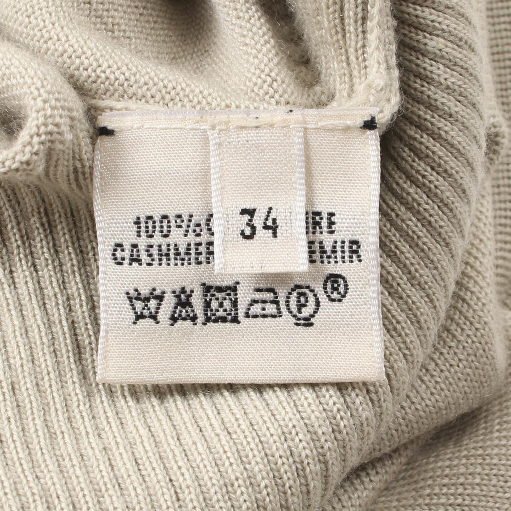 Hermes Cashmere Knitwear Beige