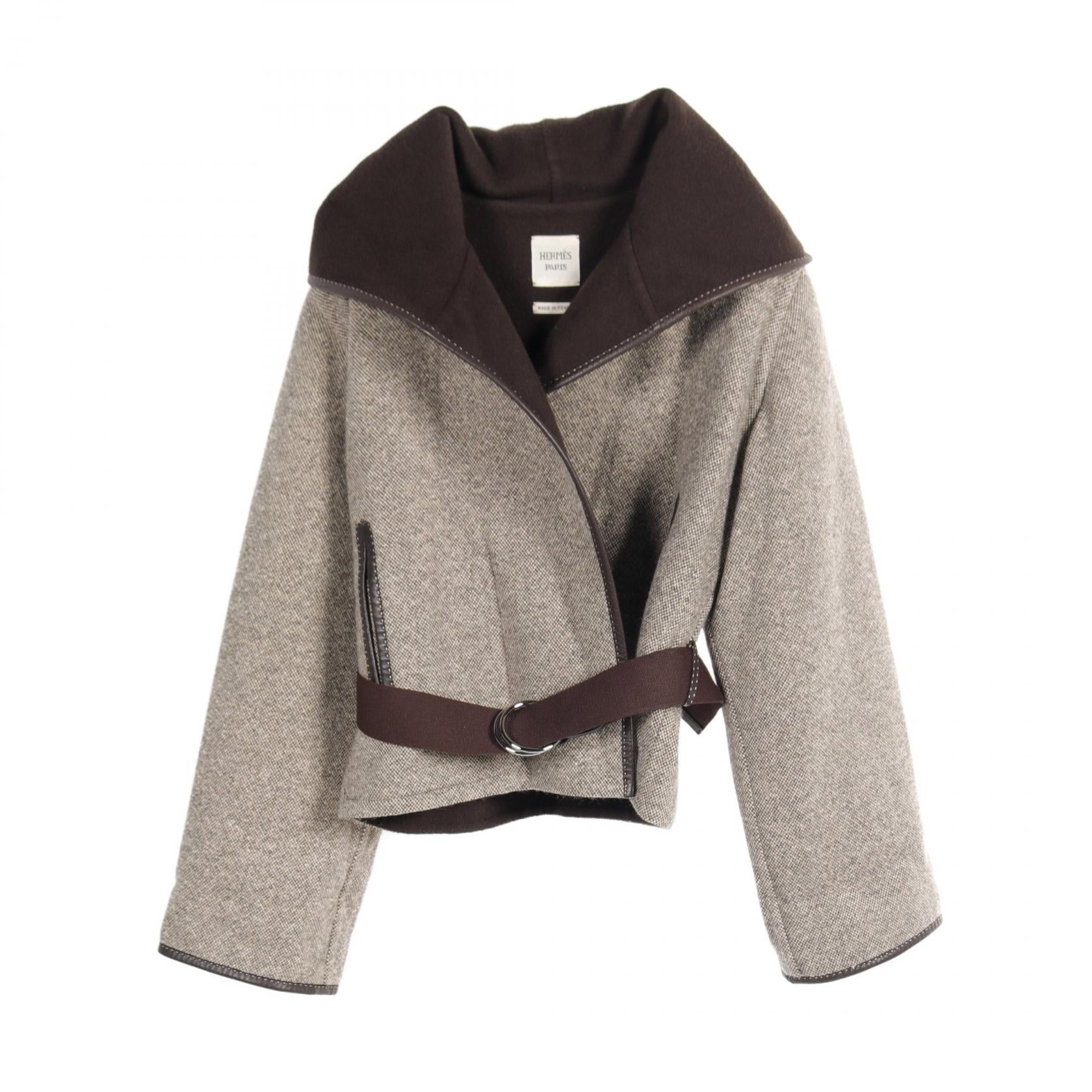 Hermes Cashmere Beige Outerwear