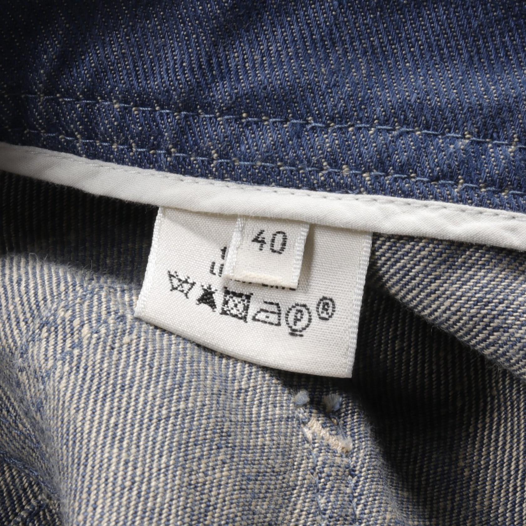 Hermes Medor H Belt Denim Pants