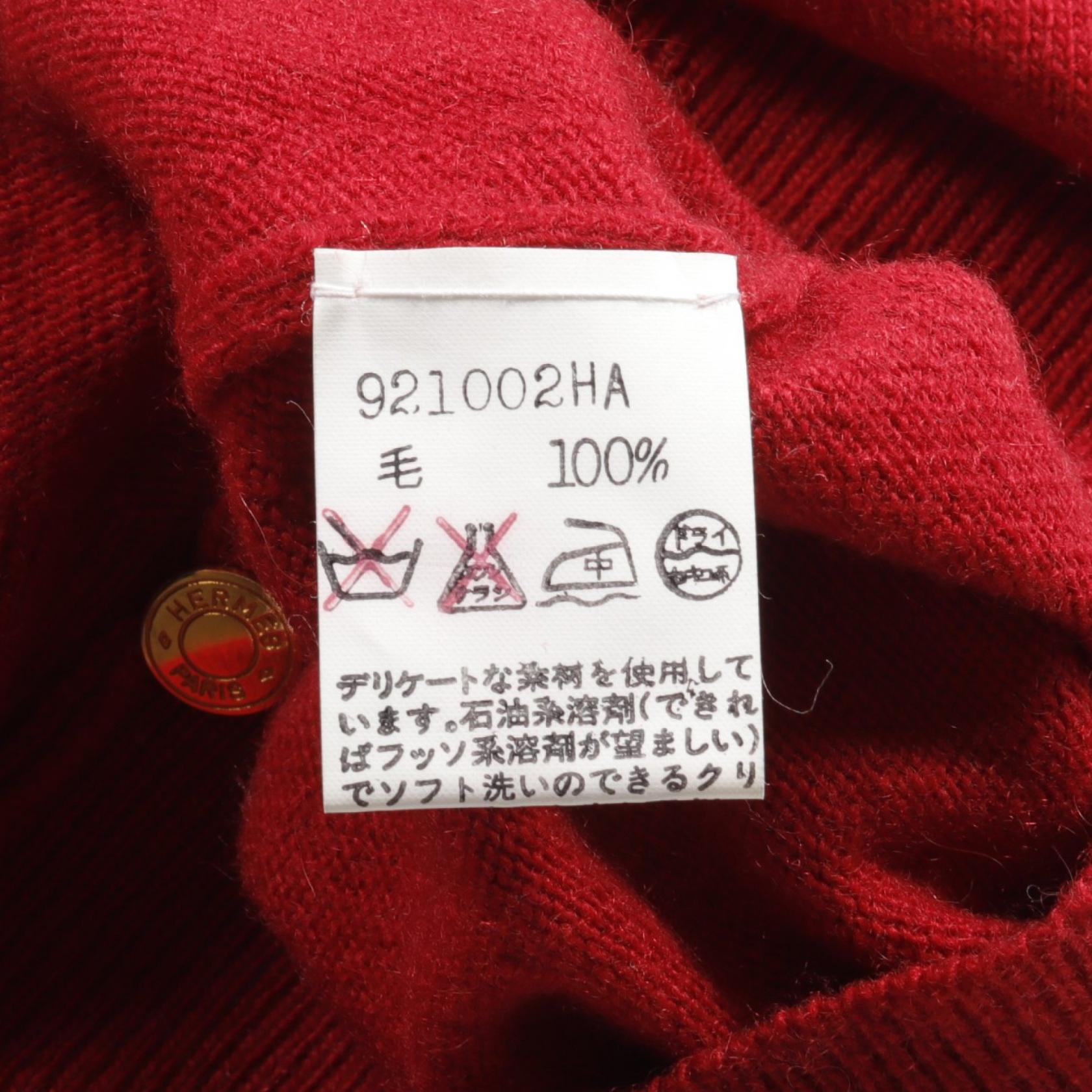 Hermes Cashmere Sweater Red