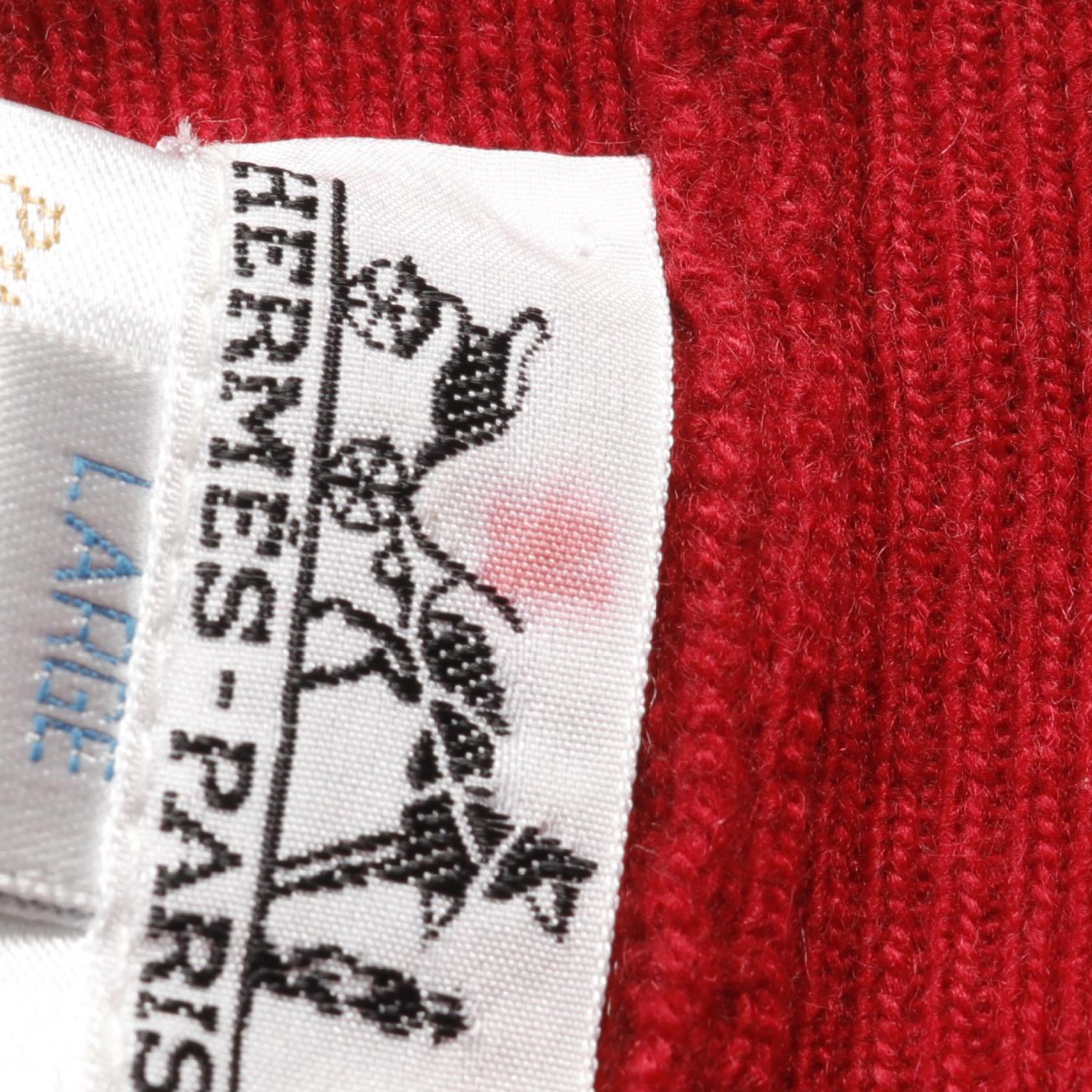 Hermes Cashmere Sweater Red