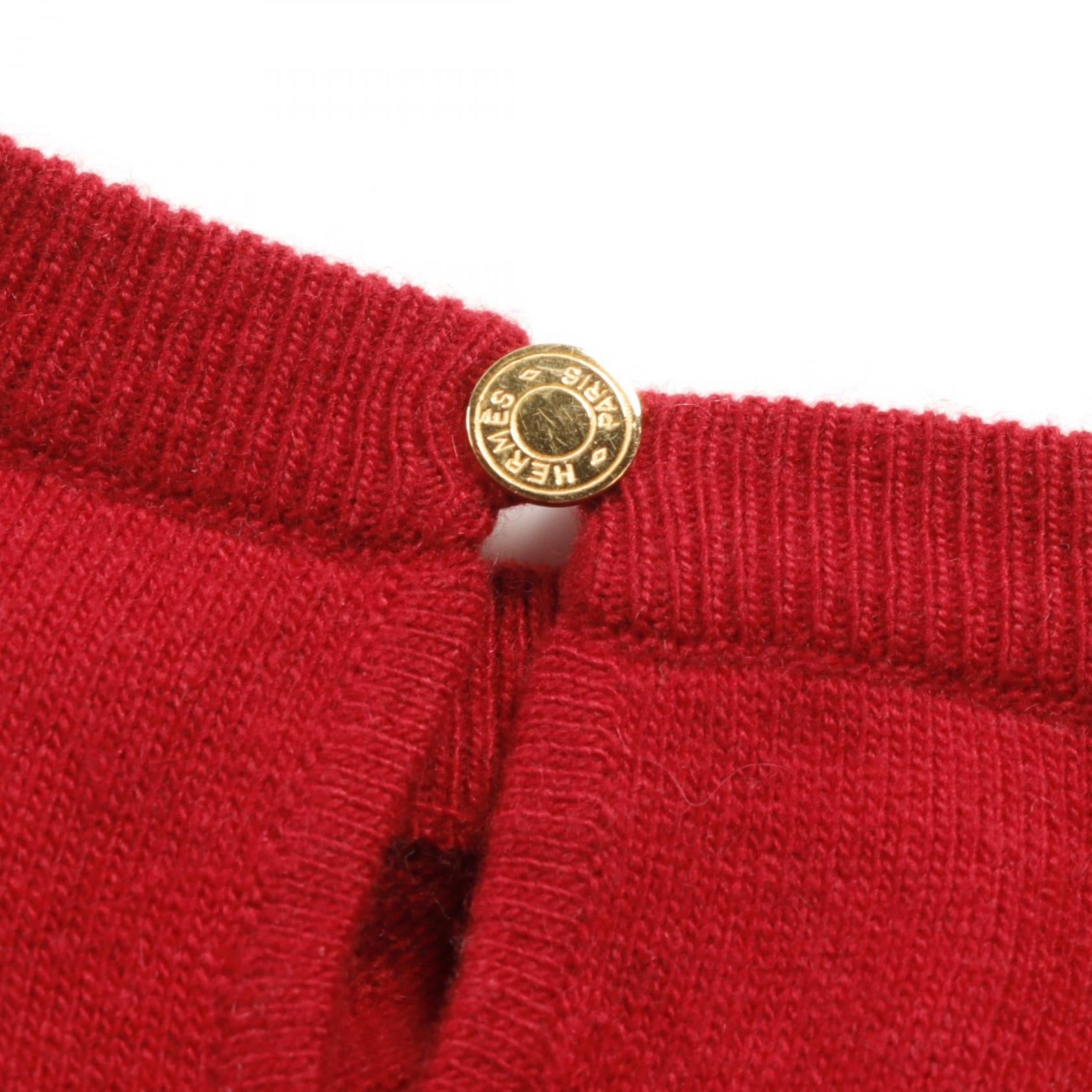 Hermes Cashmere Sweater Red