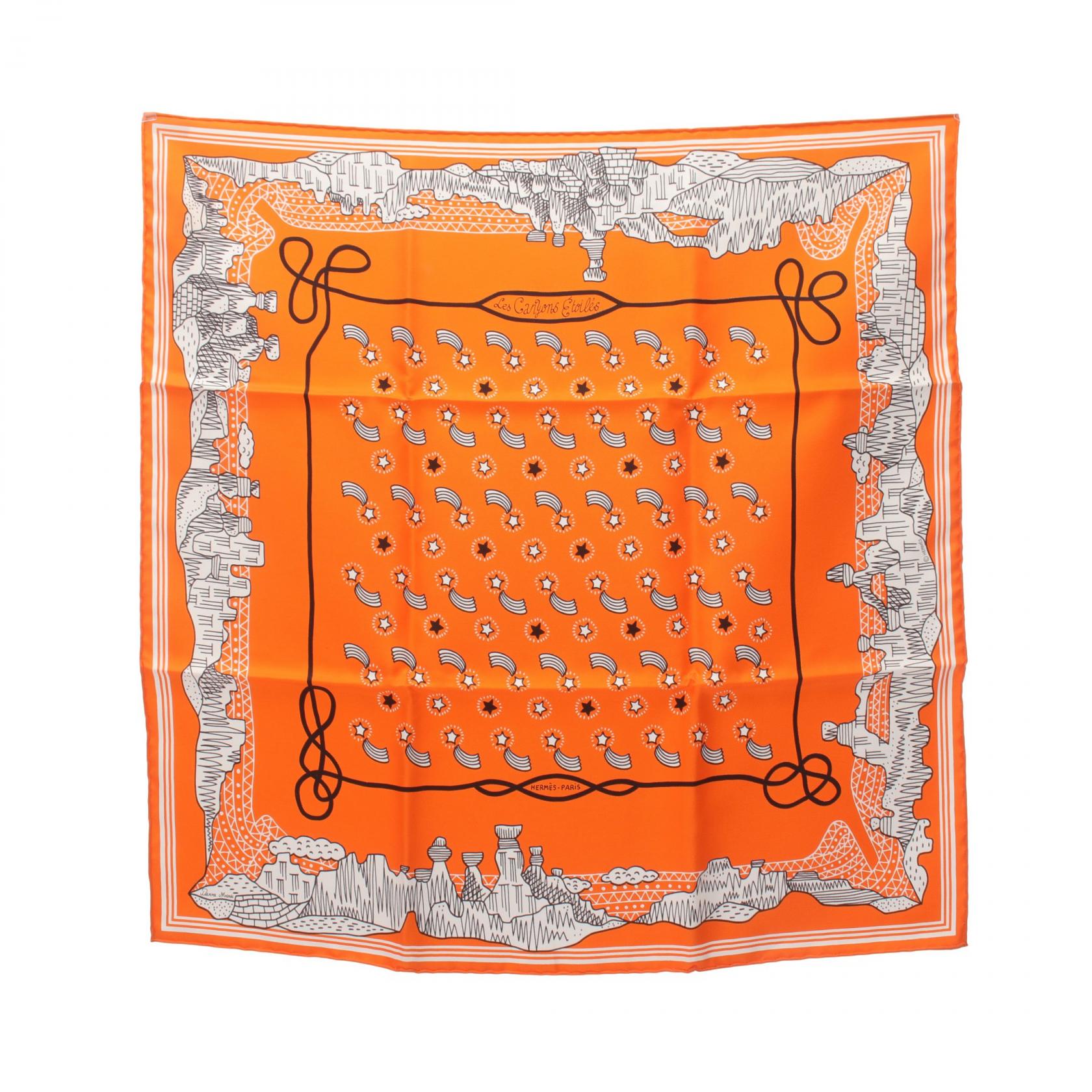 Hermes Silk Scarf Les Canyon sEtoiles