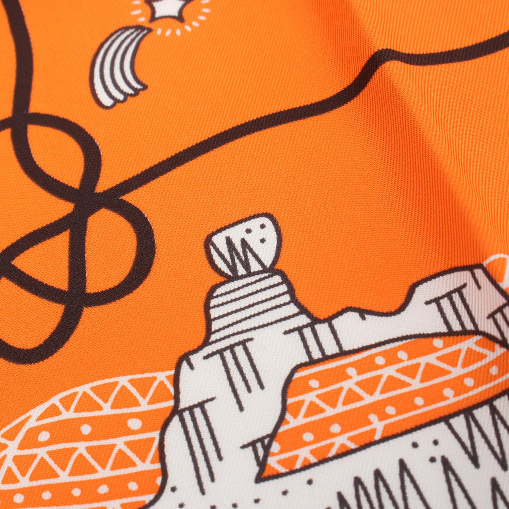 Hermes Silk Scarf Les Canyon sEtoiles