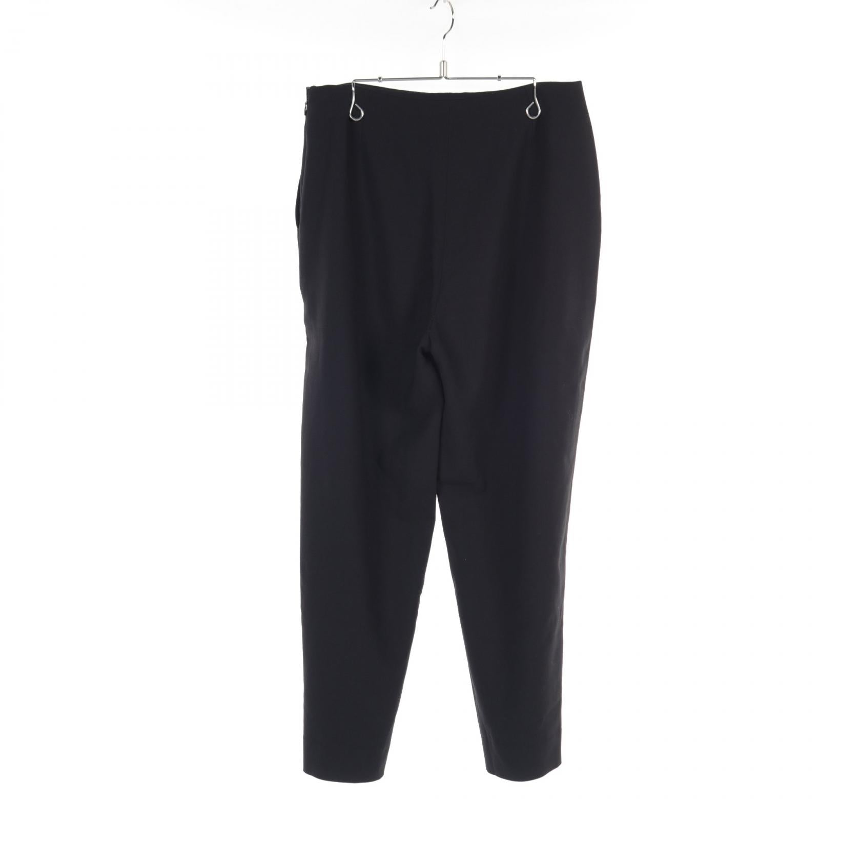 Hermes Wool Pants Black Used