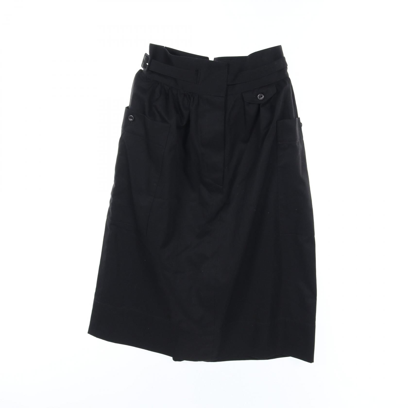 Hermes Cotton Skirt Black