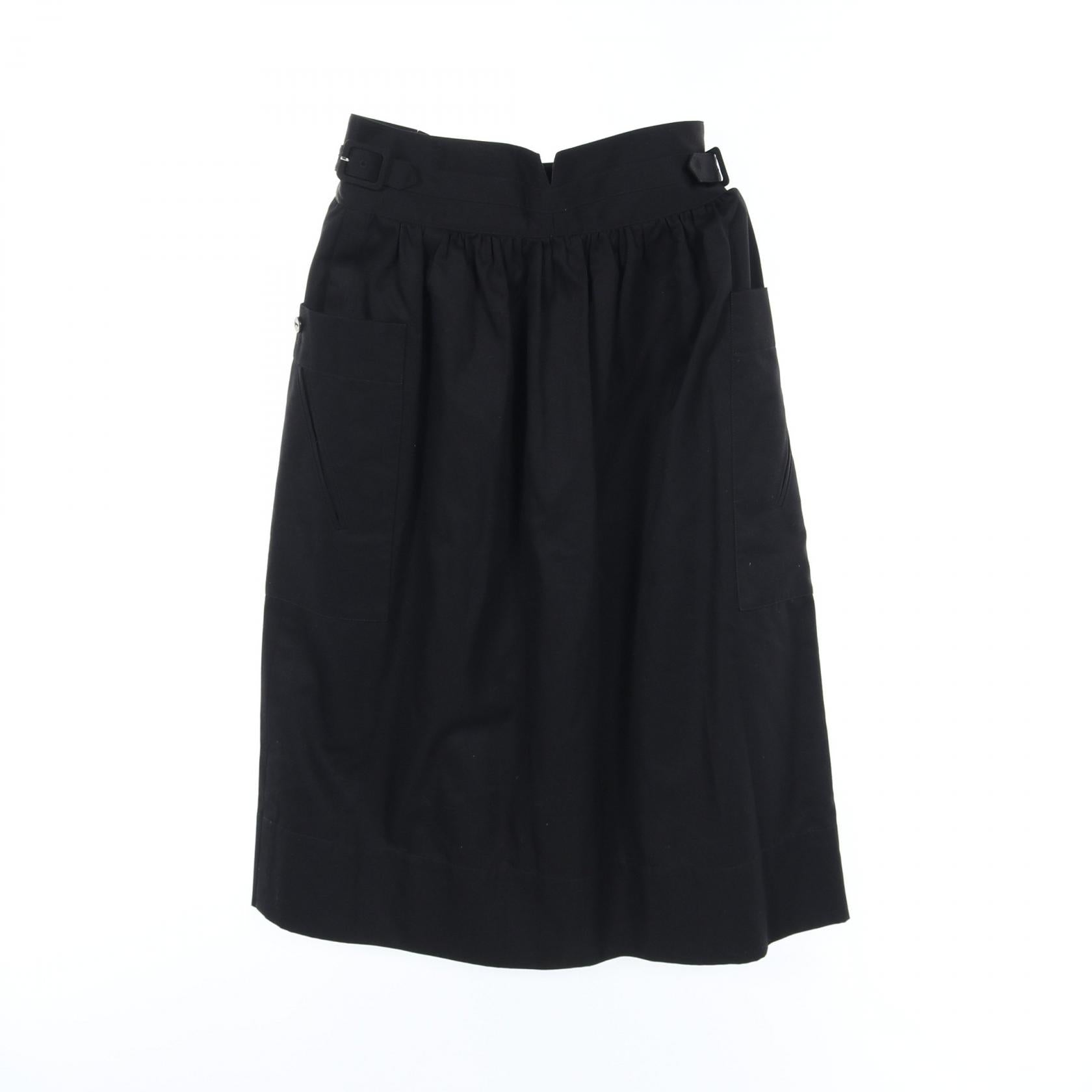 Hermes Cotton Skirt Black