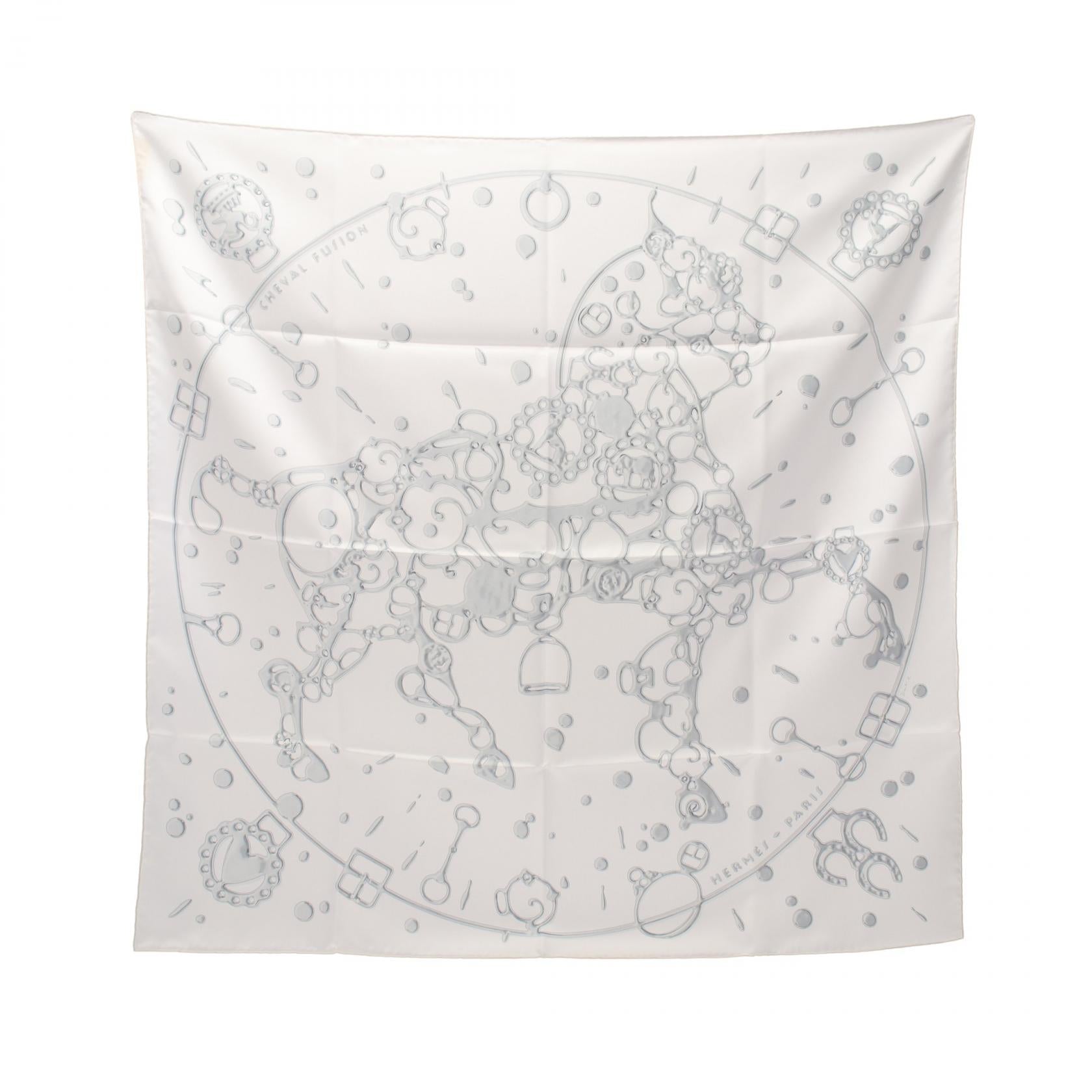 Hermes Silk Scarf CHEVAL FUSION