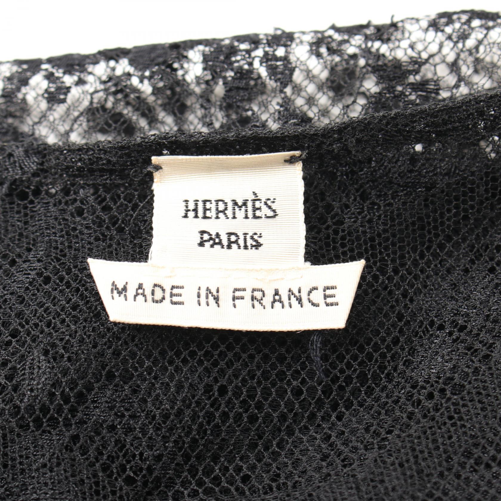 Hermes Nylon Tactel Dress Black