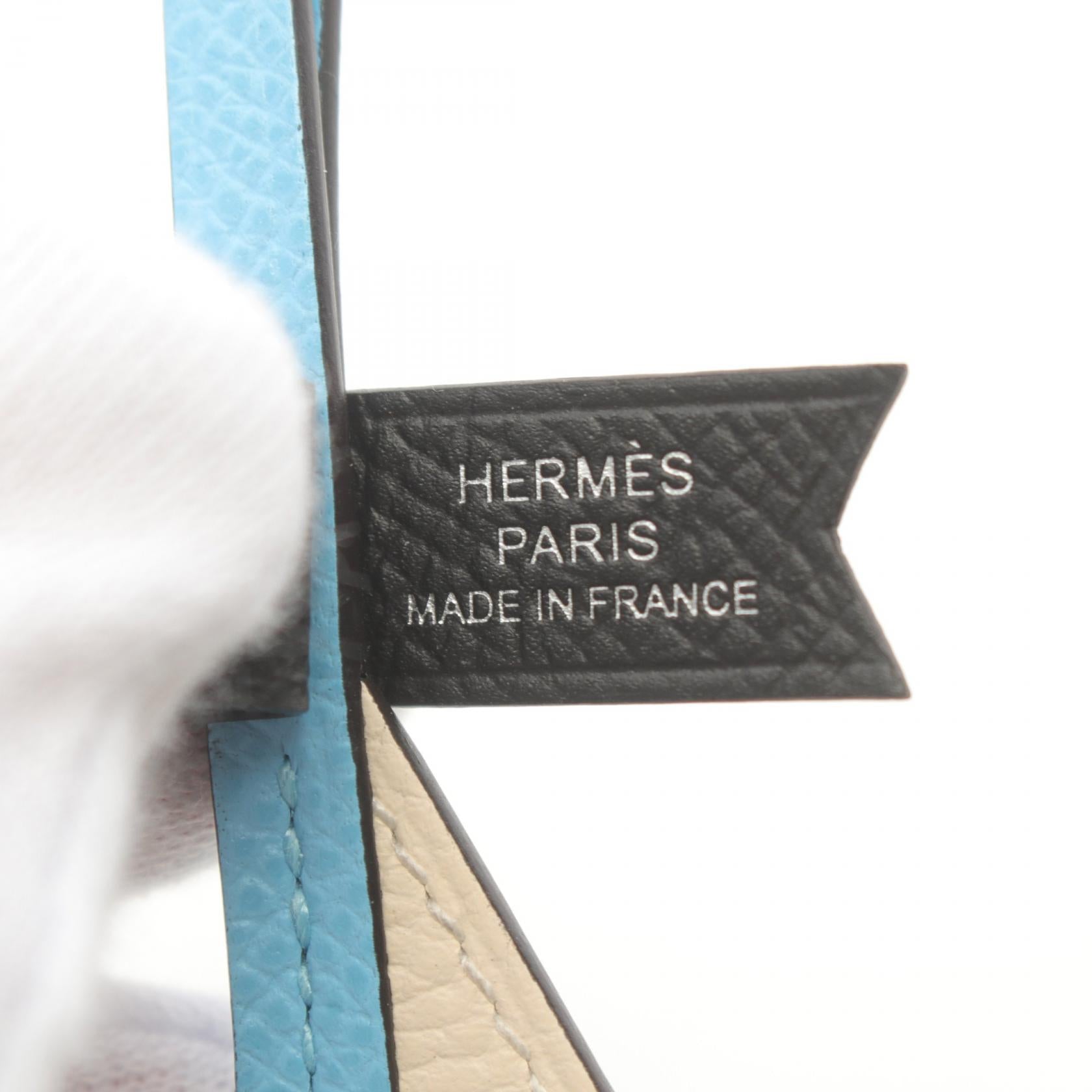 Hermes Sail 24 Charm Celeste Nata Black