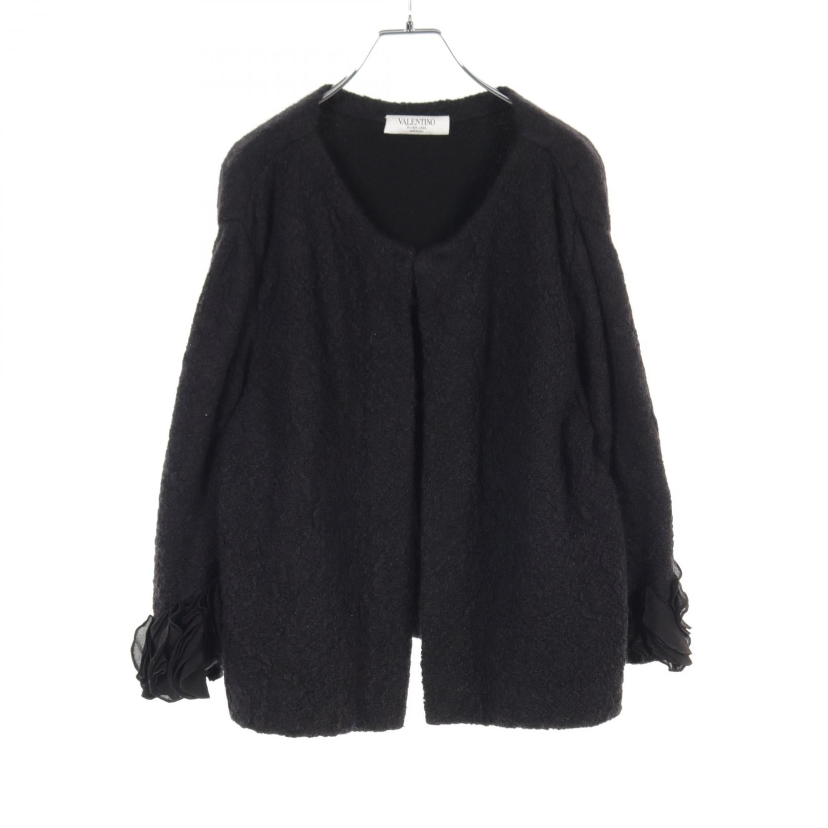 Valentino Nylon Cardigan Black