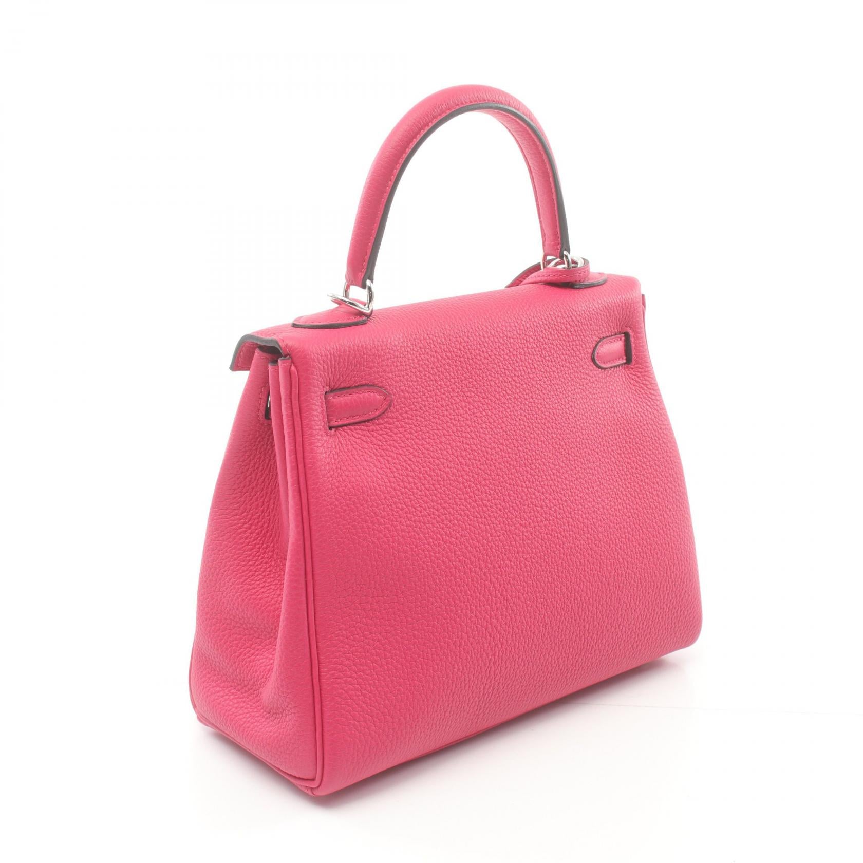 Hermes Kelly 25 Togo Handbag Pink