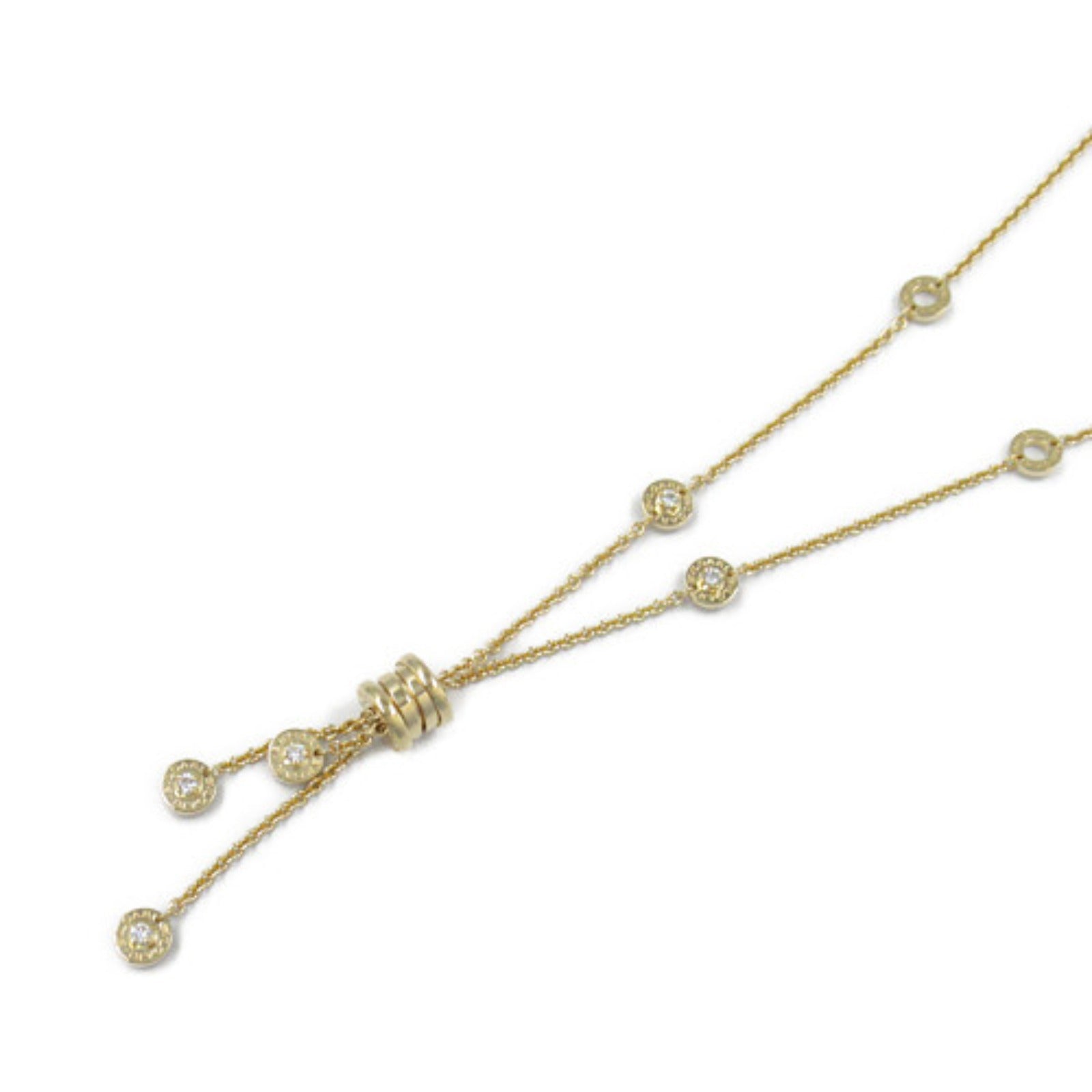 Bvlgari B.Zero1 Necklace K18 Yellow Gold Diamond