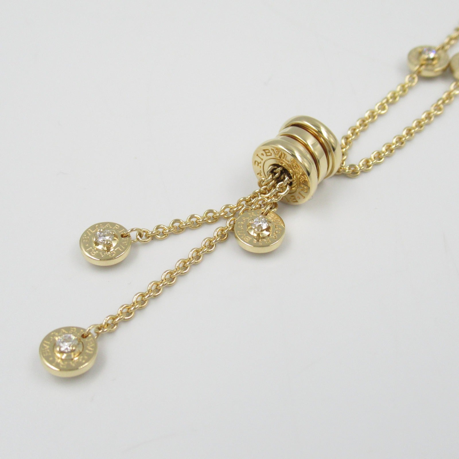 Bvlgari B.Zero1 Necklace K18 Yellow Gold Diamond