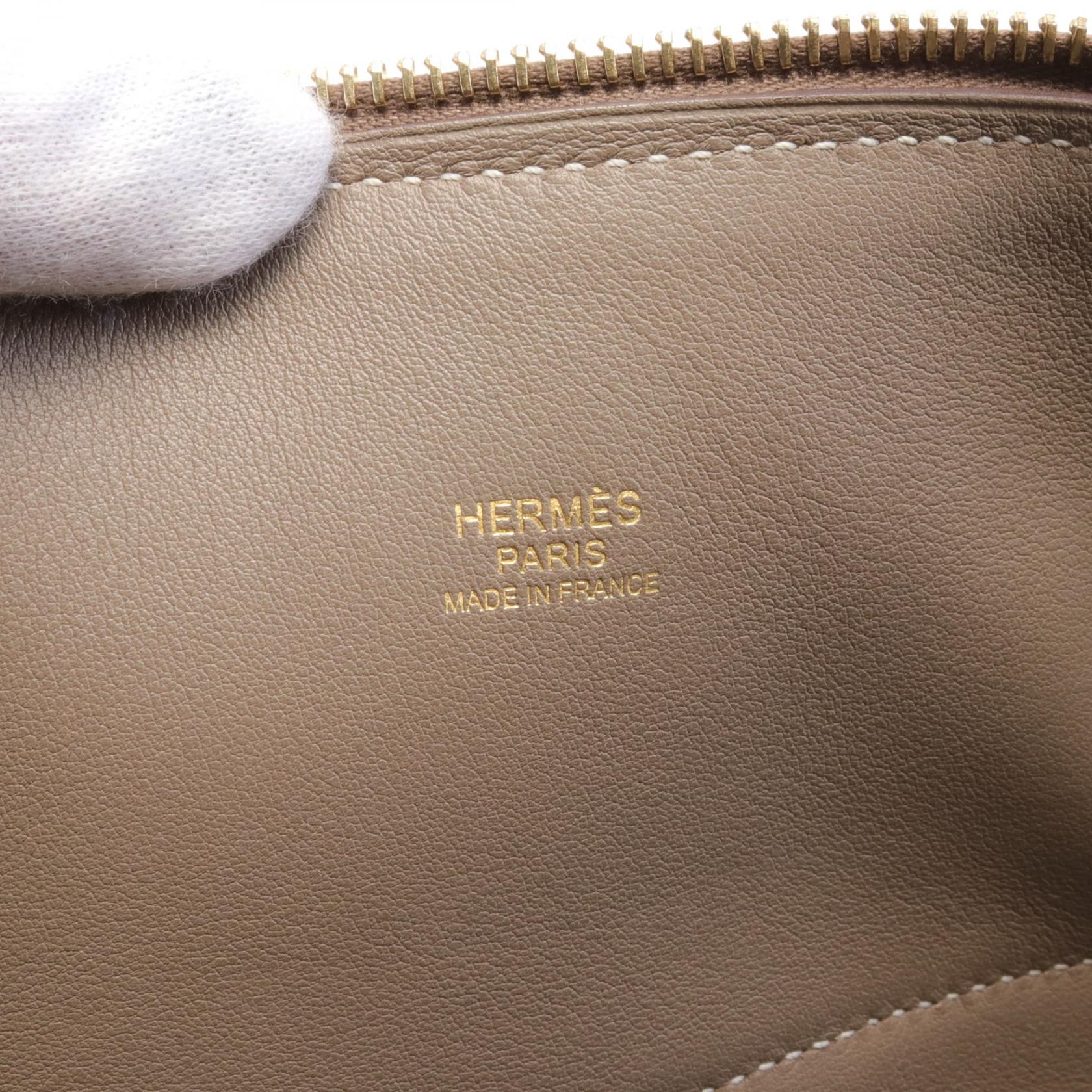 Hermes Bolide 31 Handbag Brown