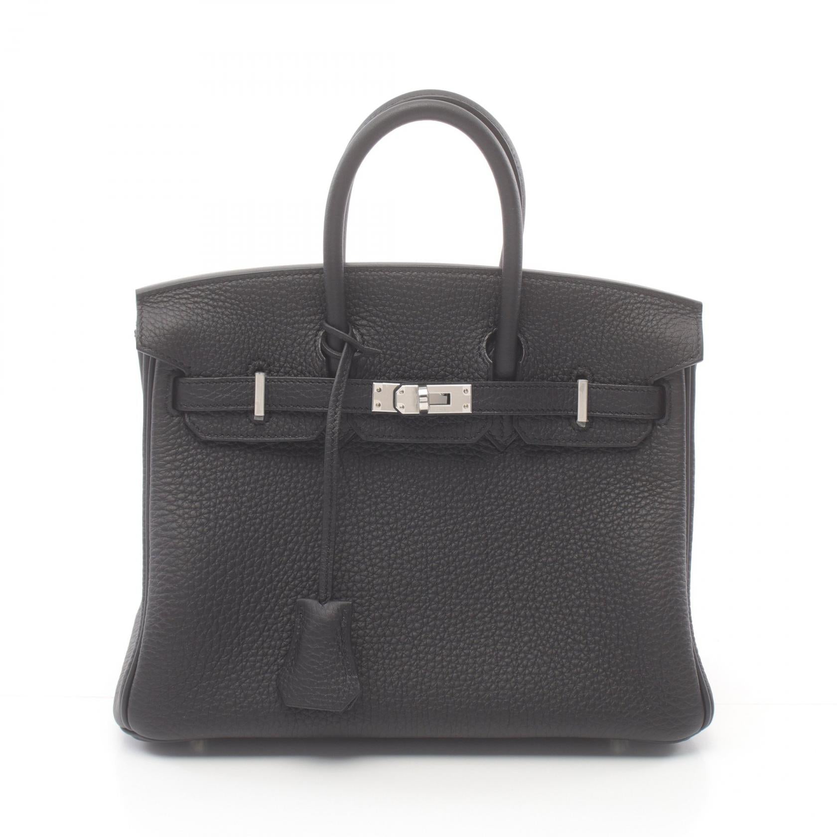 Hermes Birkin 25 Togo Handbag Black