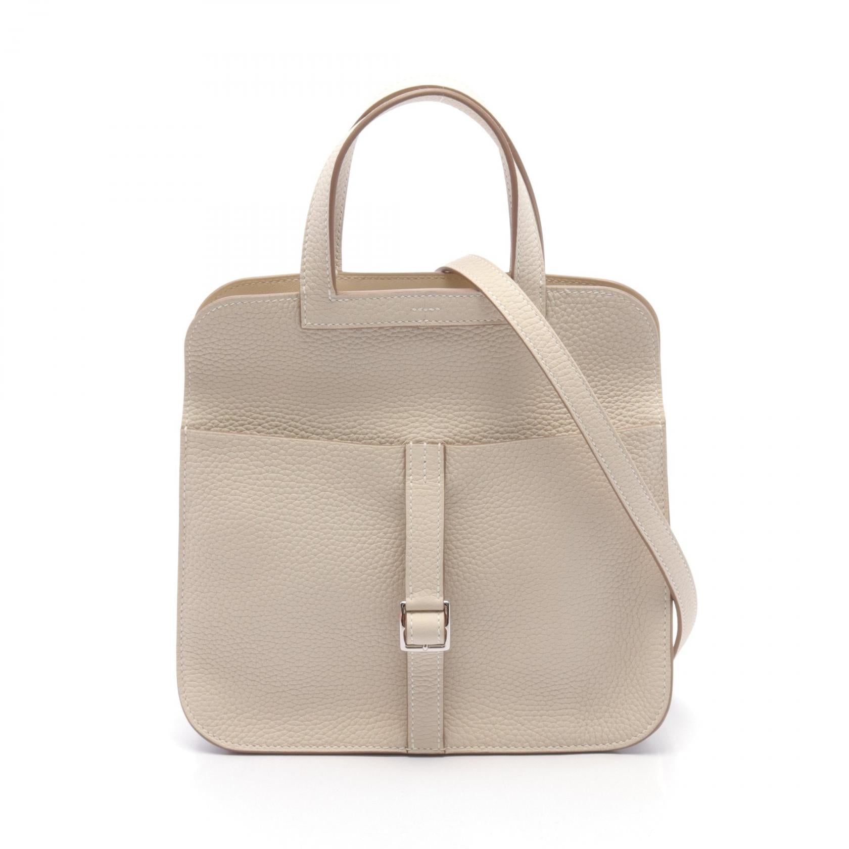 Hermes Arzan Mini Handbag Ivory