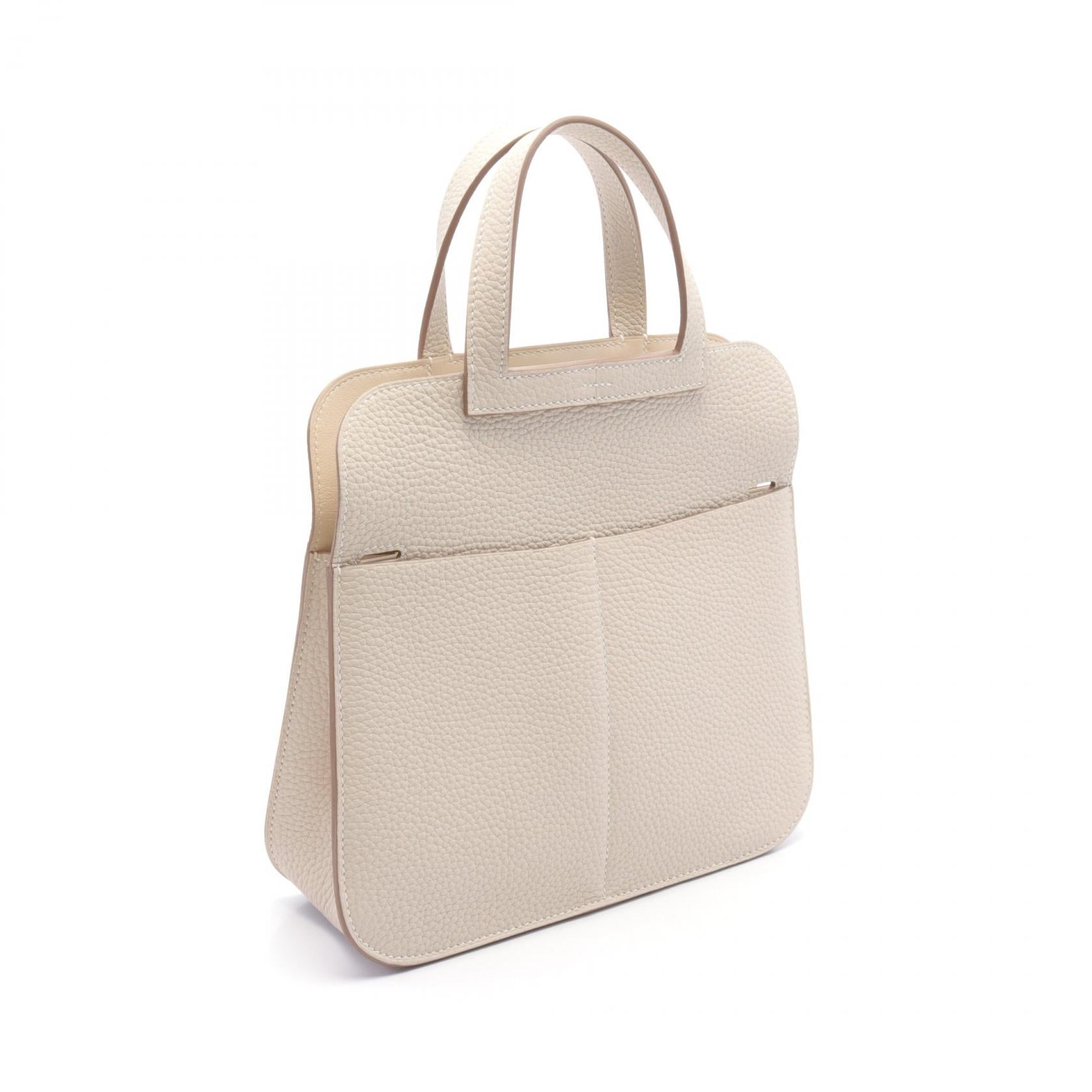 Hermes Arzan Mini Handbag Ivory