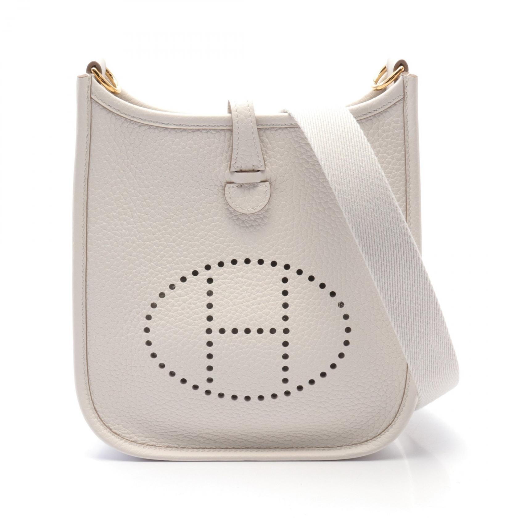 Hermes Evelyne TPM Gris Perle Shoulder Bag