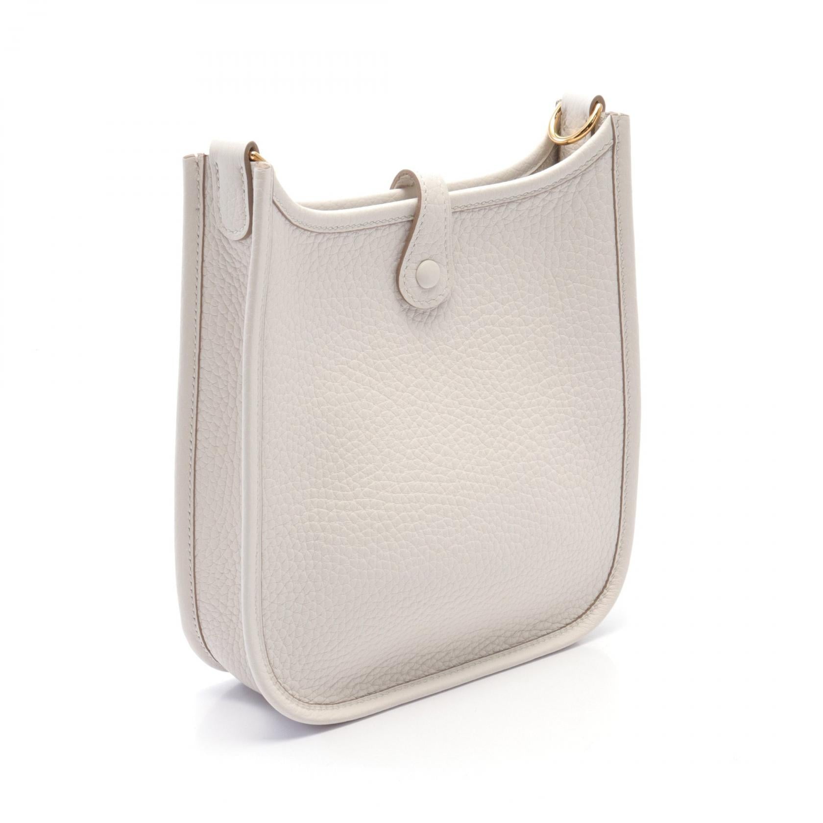 Hermes Evelyne TPM Gris Perle Shoulder Bag