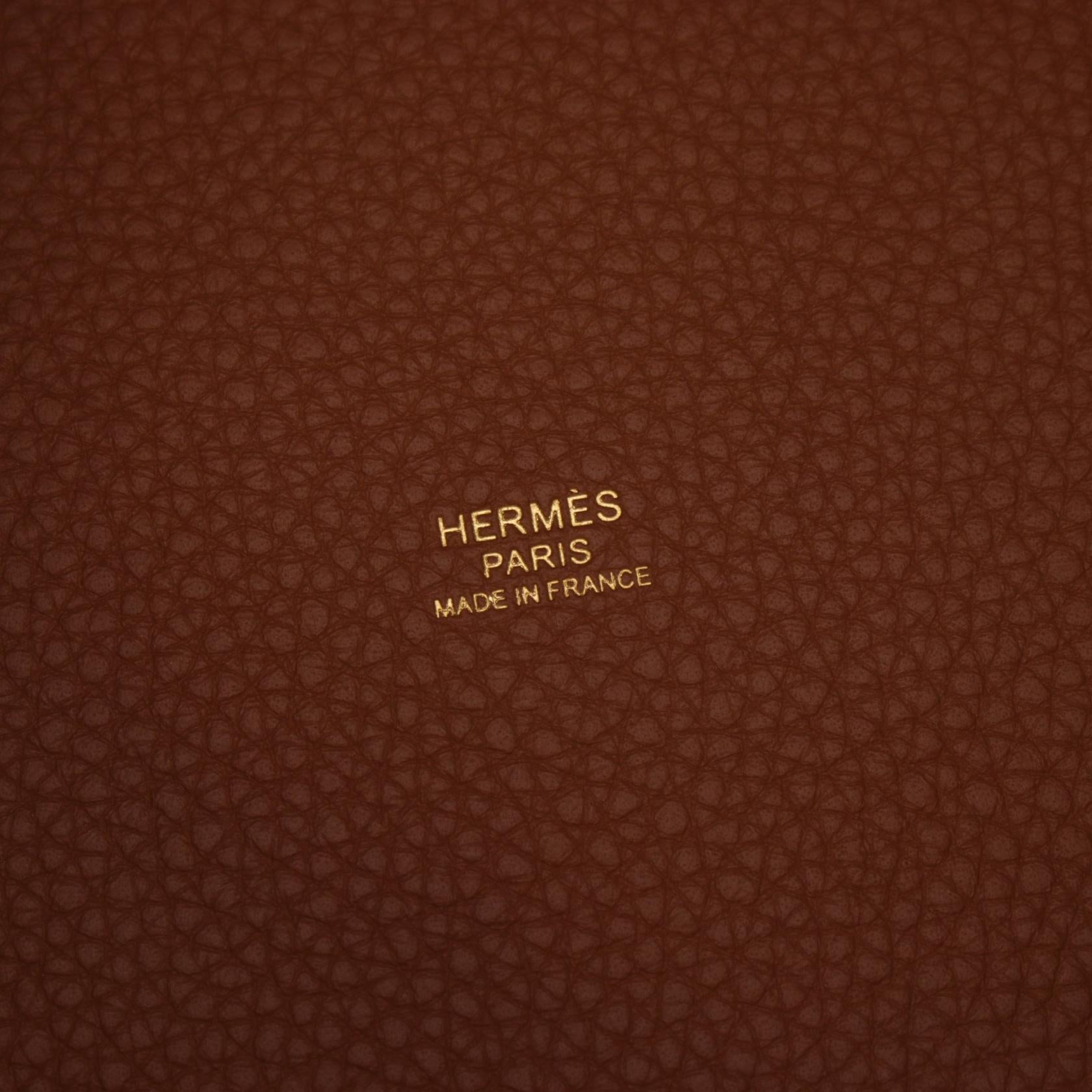 Hermes Picotin Lock MM Handbag Brown