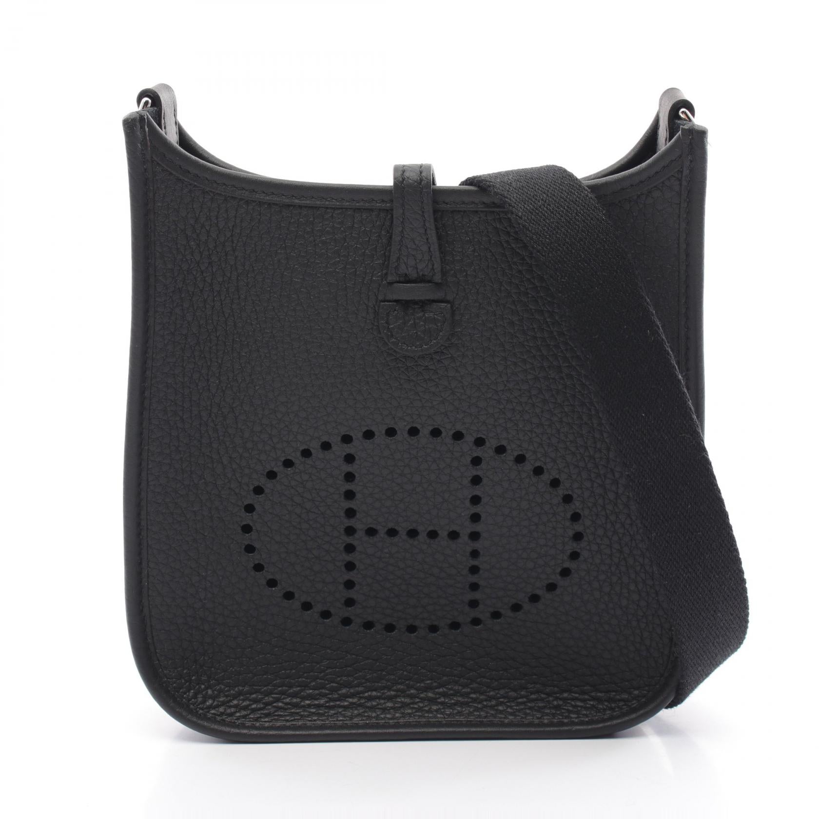 Hermes Evelyne TPM Amazon Shoulder Bag Black