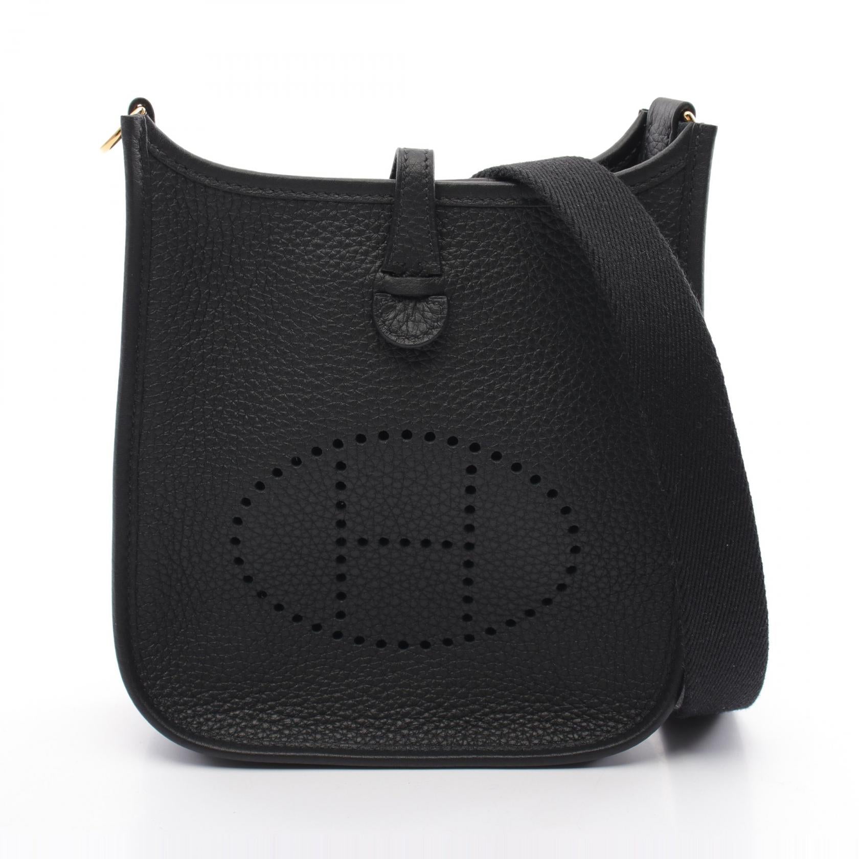 Hermes Evelyne TPM Amazon Shoulder Bag Black