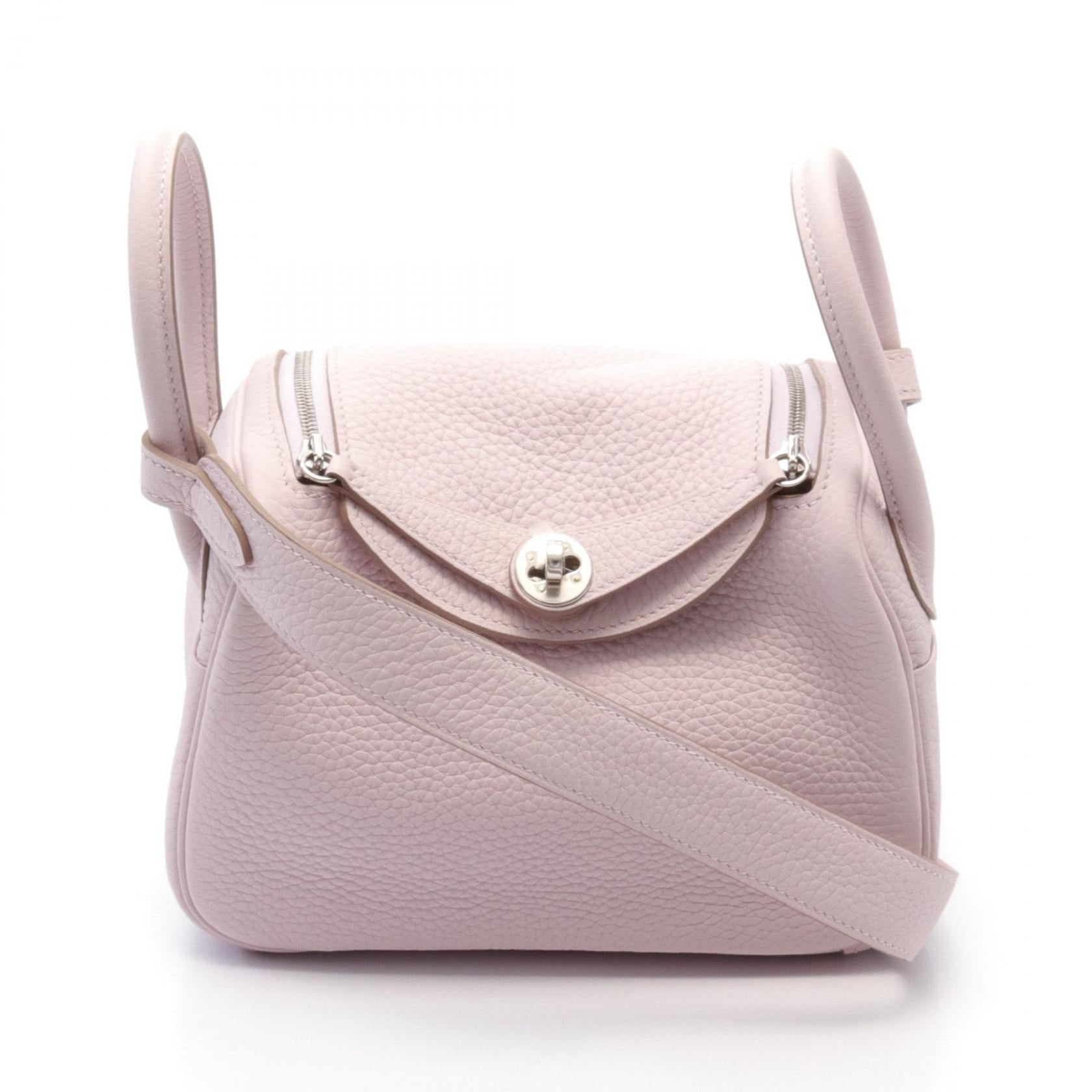 Hermes Lindy Mini Shoulder Bag Pink