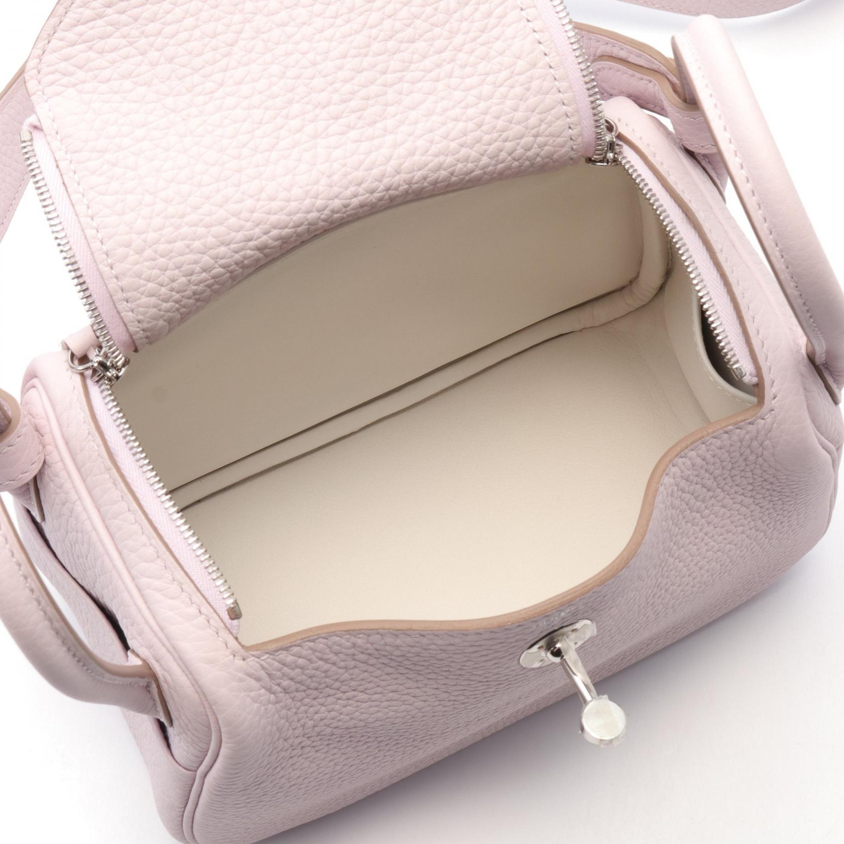 Hermes Lindy Mini Shoulder Bag Pink