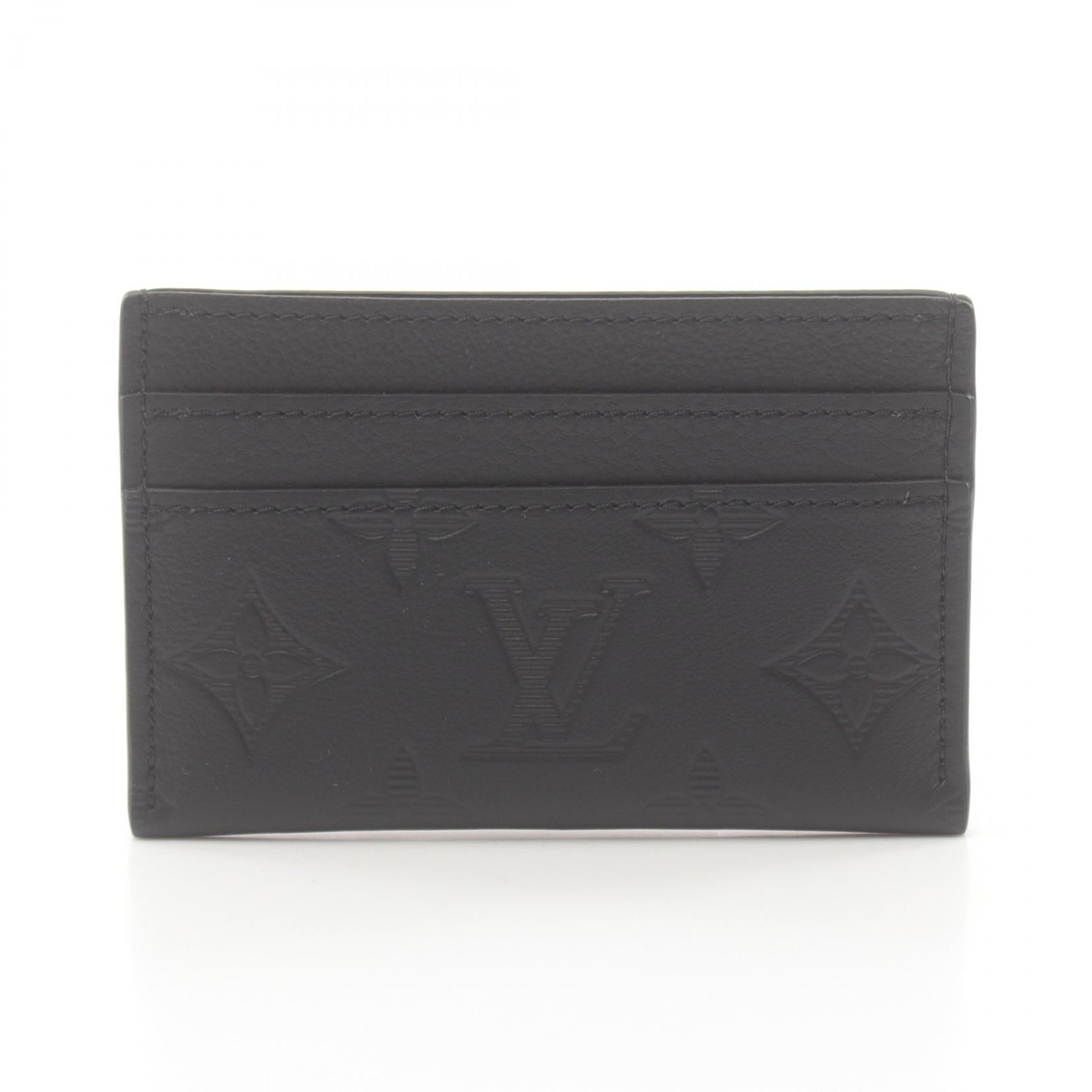 Louis Vuitton Monogram Shadow Leather Card Case