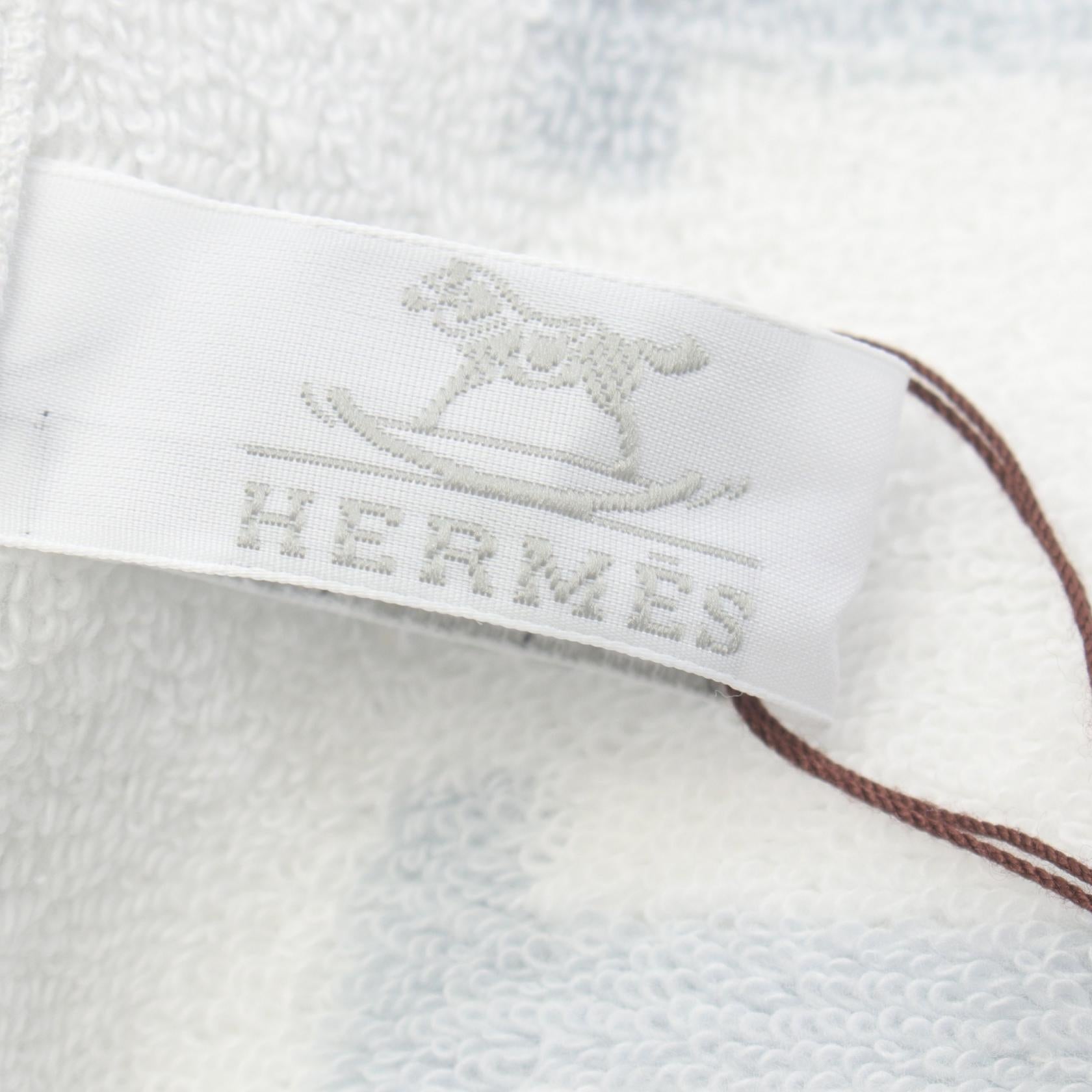 Hermes Cotton Towel Avalon Blue Glacier