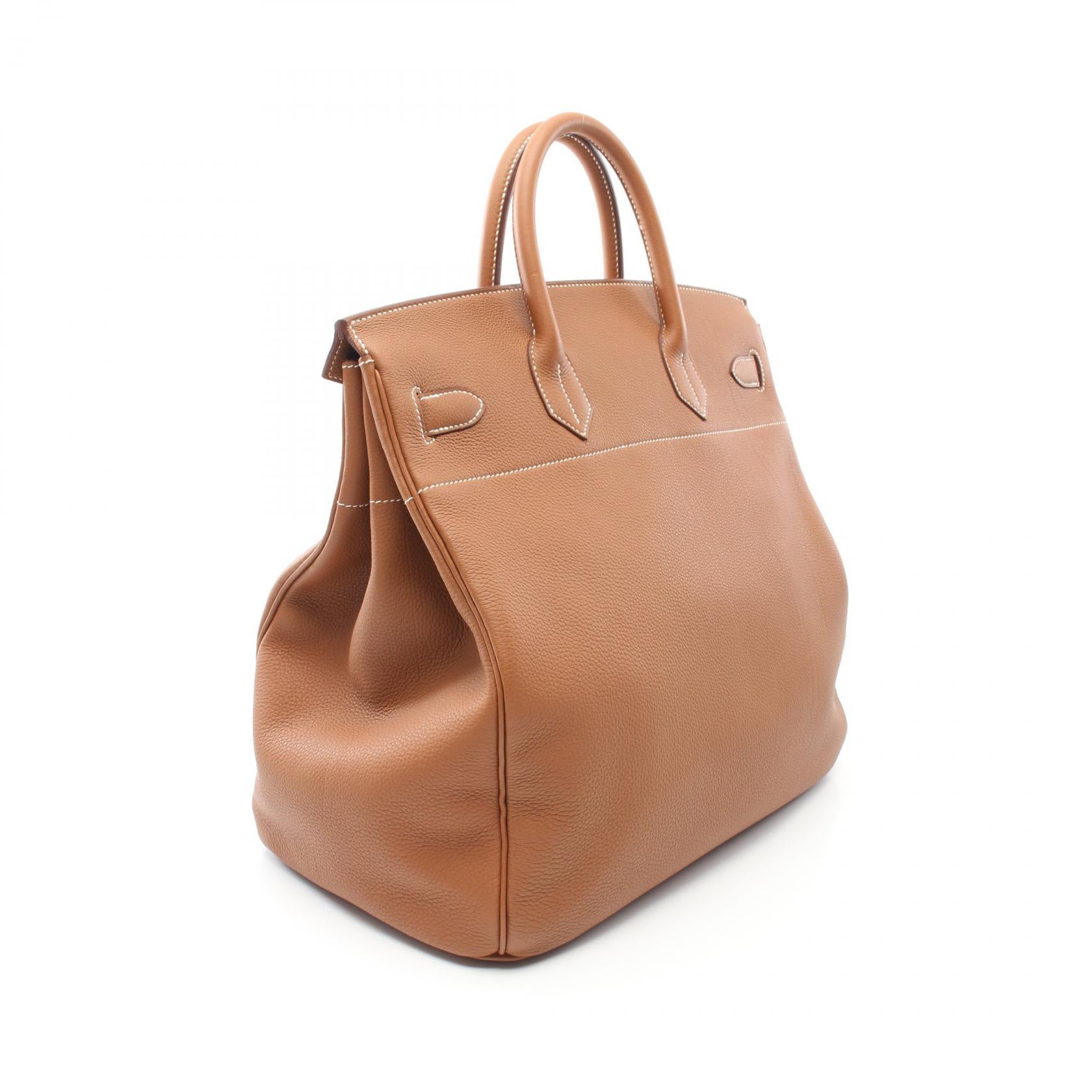 Hermes Haut a Courroies 40 Boston Bag Brown