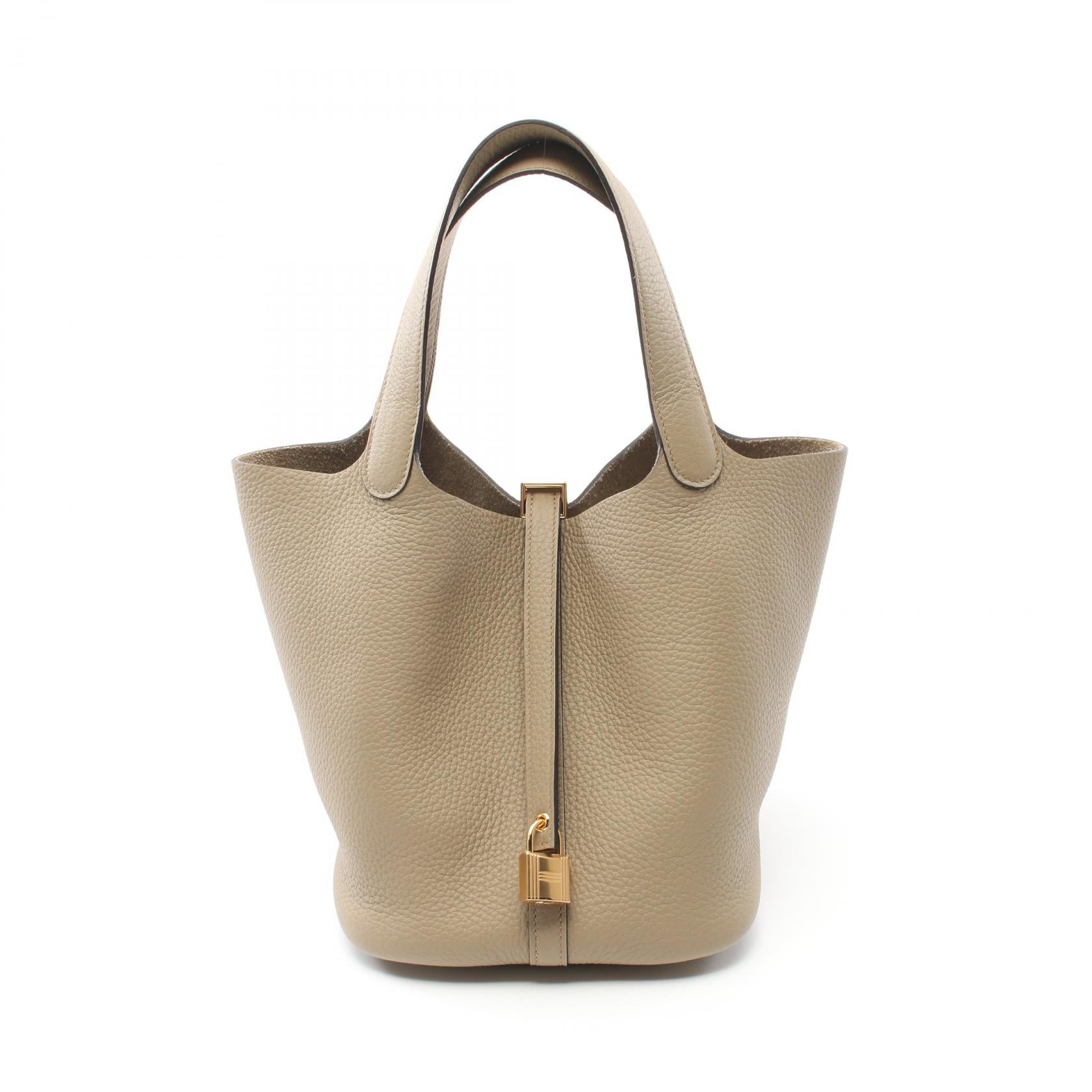 Hermes Picotin Lock MM Handbag Beige