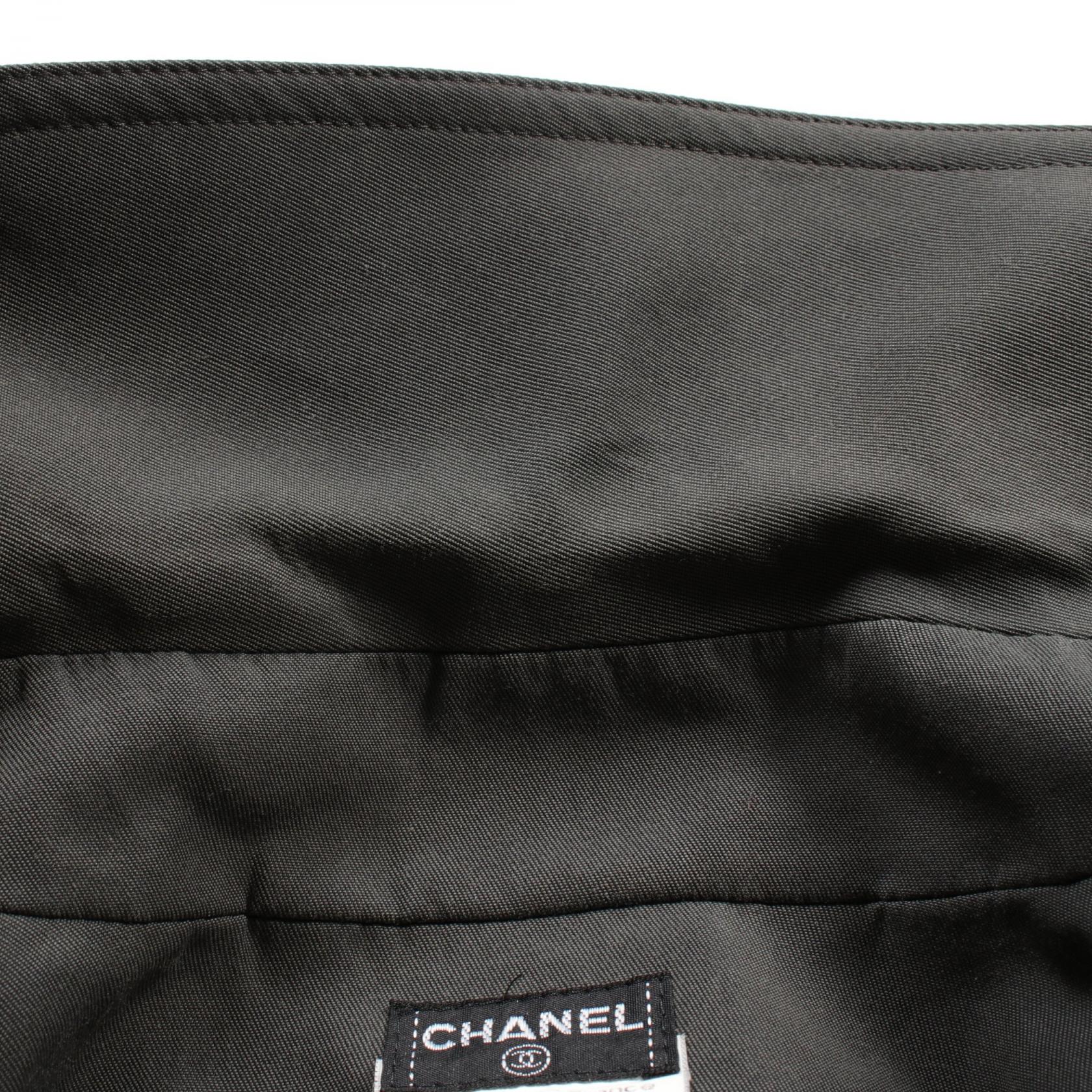 Chanel Cotton/Nylon Trench Coat Gray