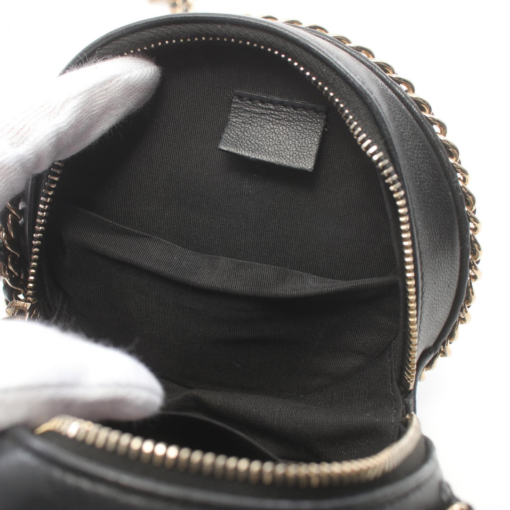 Chanel Lambskin Matelasse Shoulder Bag Black