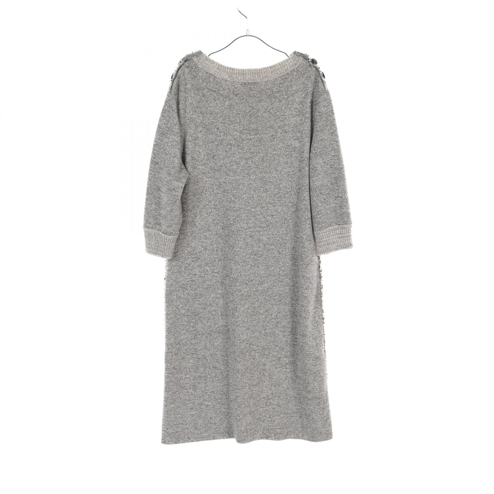 Chanel Wool Dress Gray P57394K07554