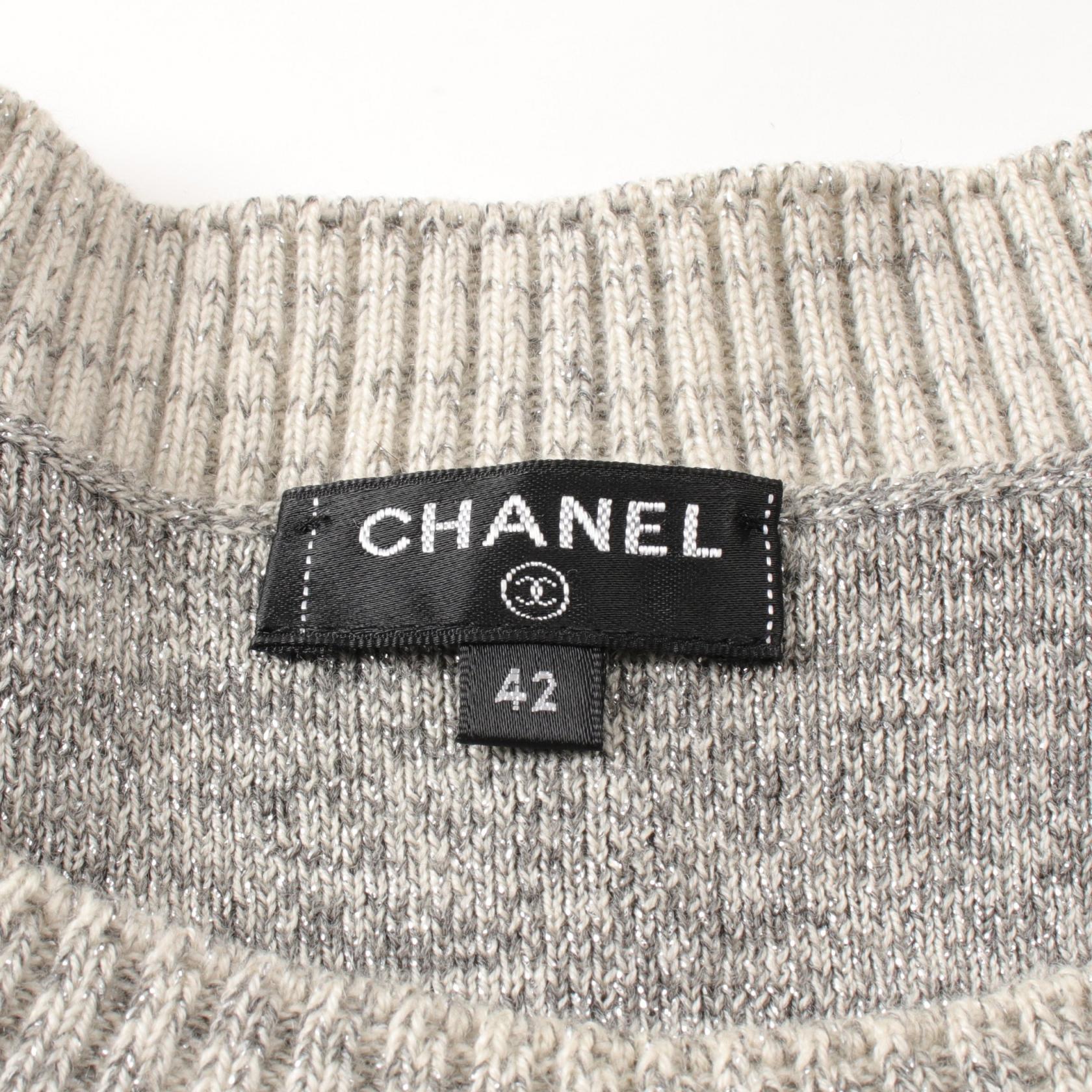 Chanel Wool Dress Gray P57394K07554